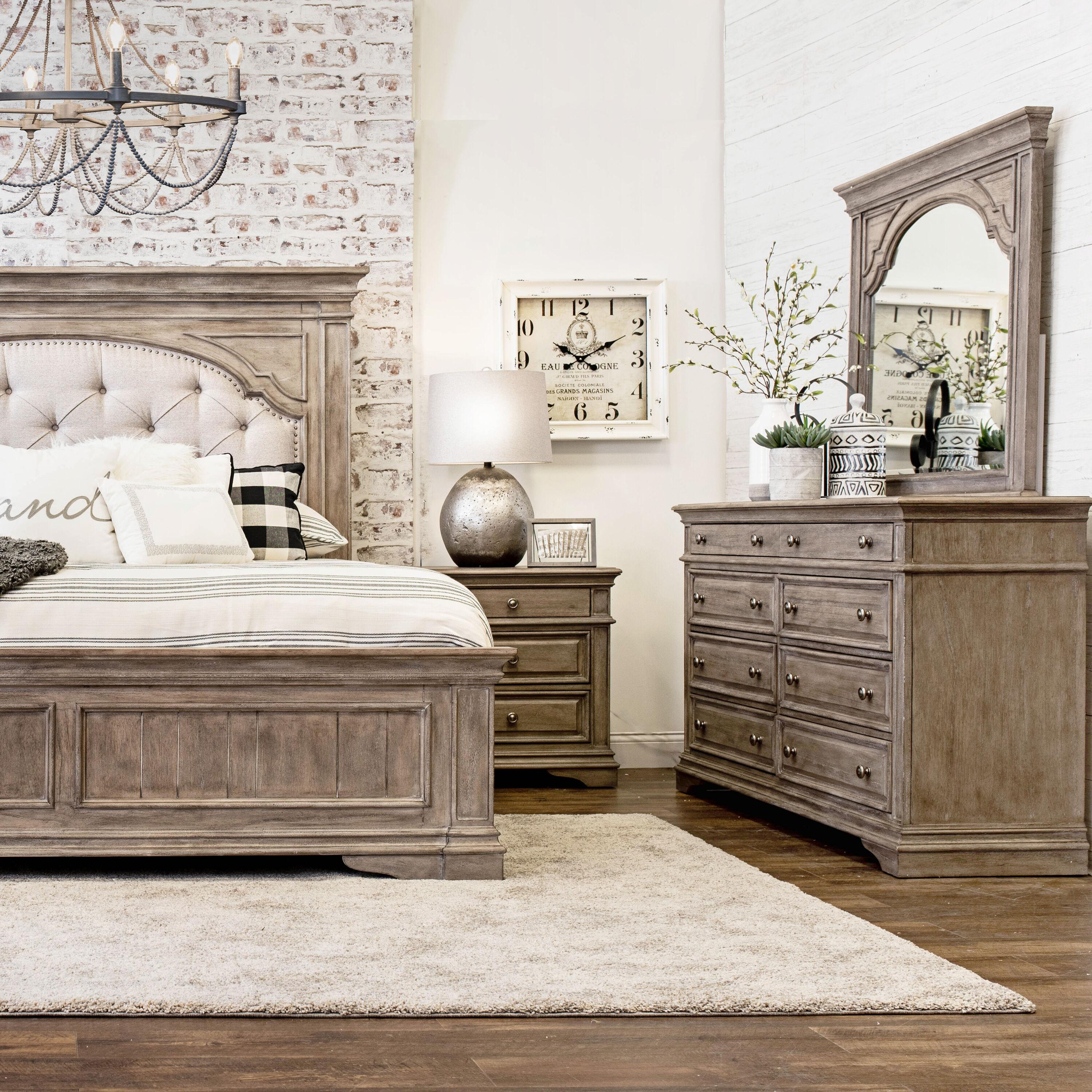 Highland Park Driftwood Gray Wood 3-drawer Nightstand