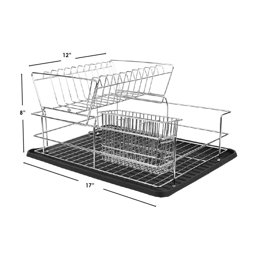 Weyand Adjustable Stainless Steel Countertop Dish Rack