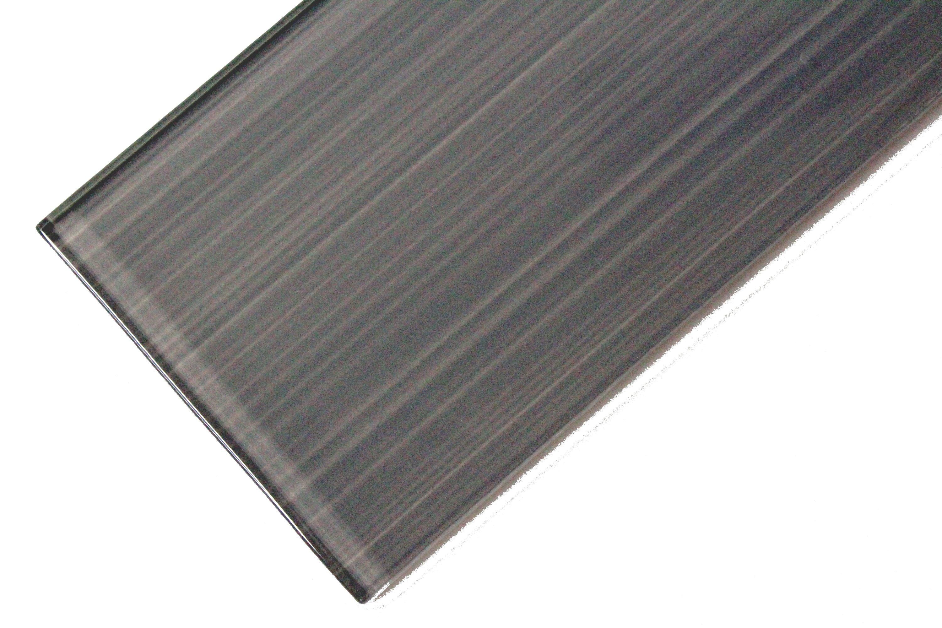 Premium Hand Painted 4" x 12" Straight Edge Glass Subway Tile