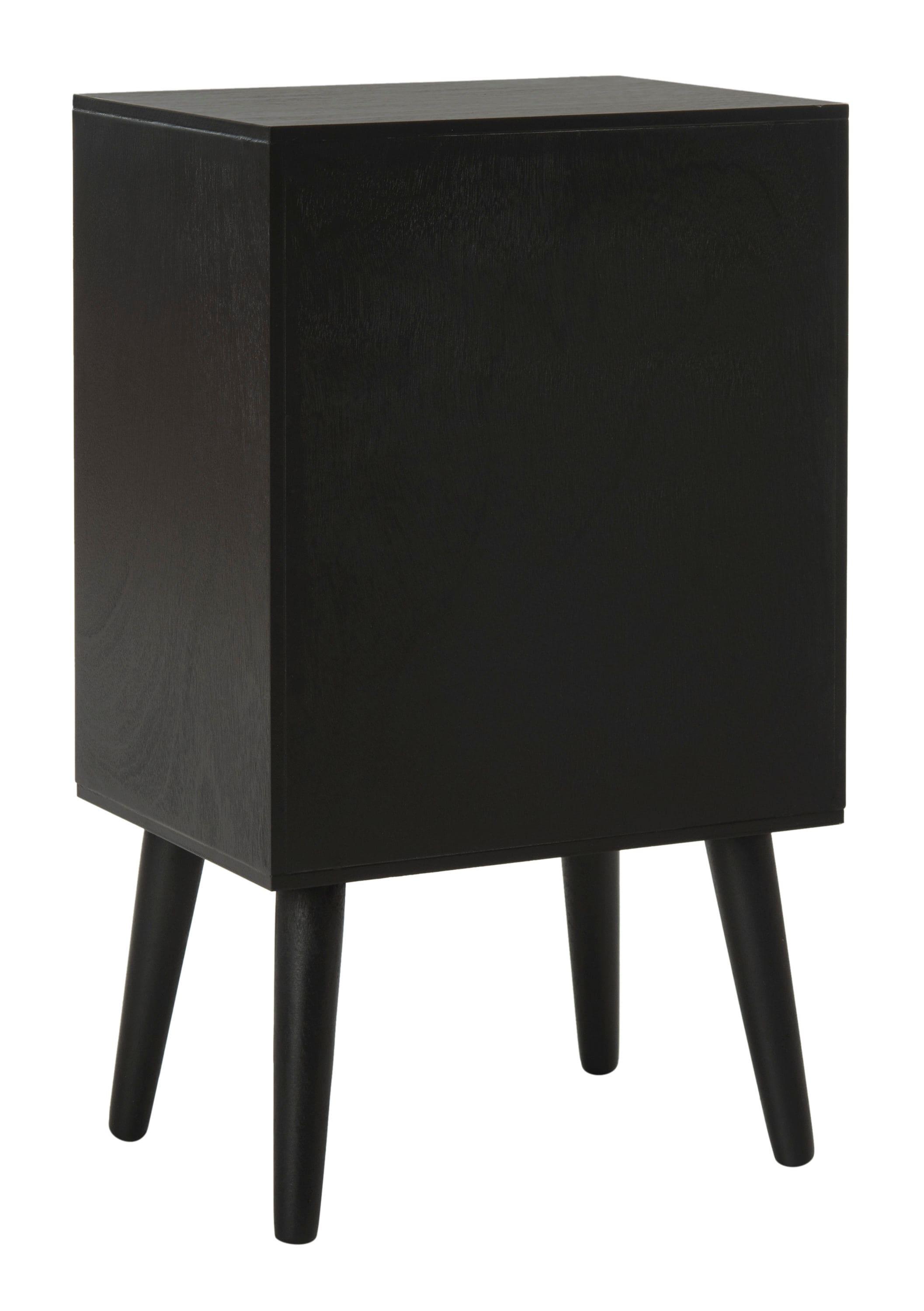 Pomona 3 Drawer Accent Table - Black - Safavieh.