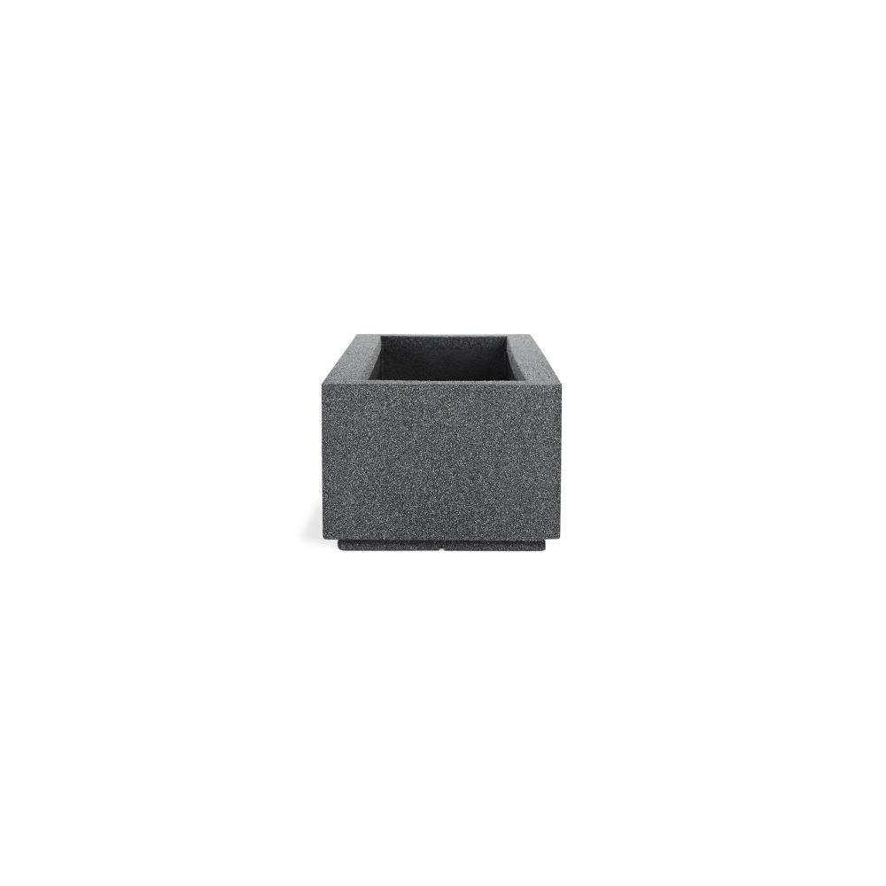 Gray Granite Extra Large Rectangular Polymer Planter