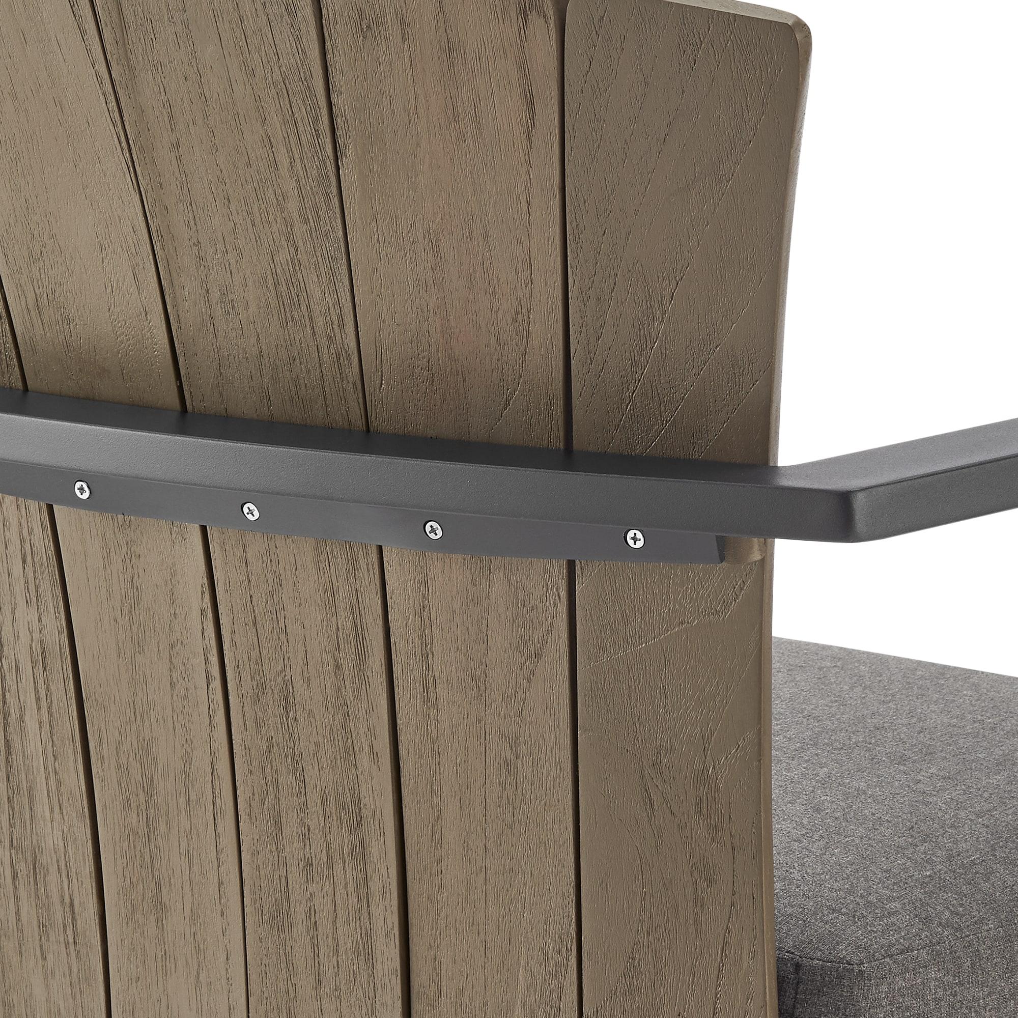 Javin Swivel Outdoor Metal Counter or Bar Height Bar Stool with Cushion