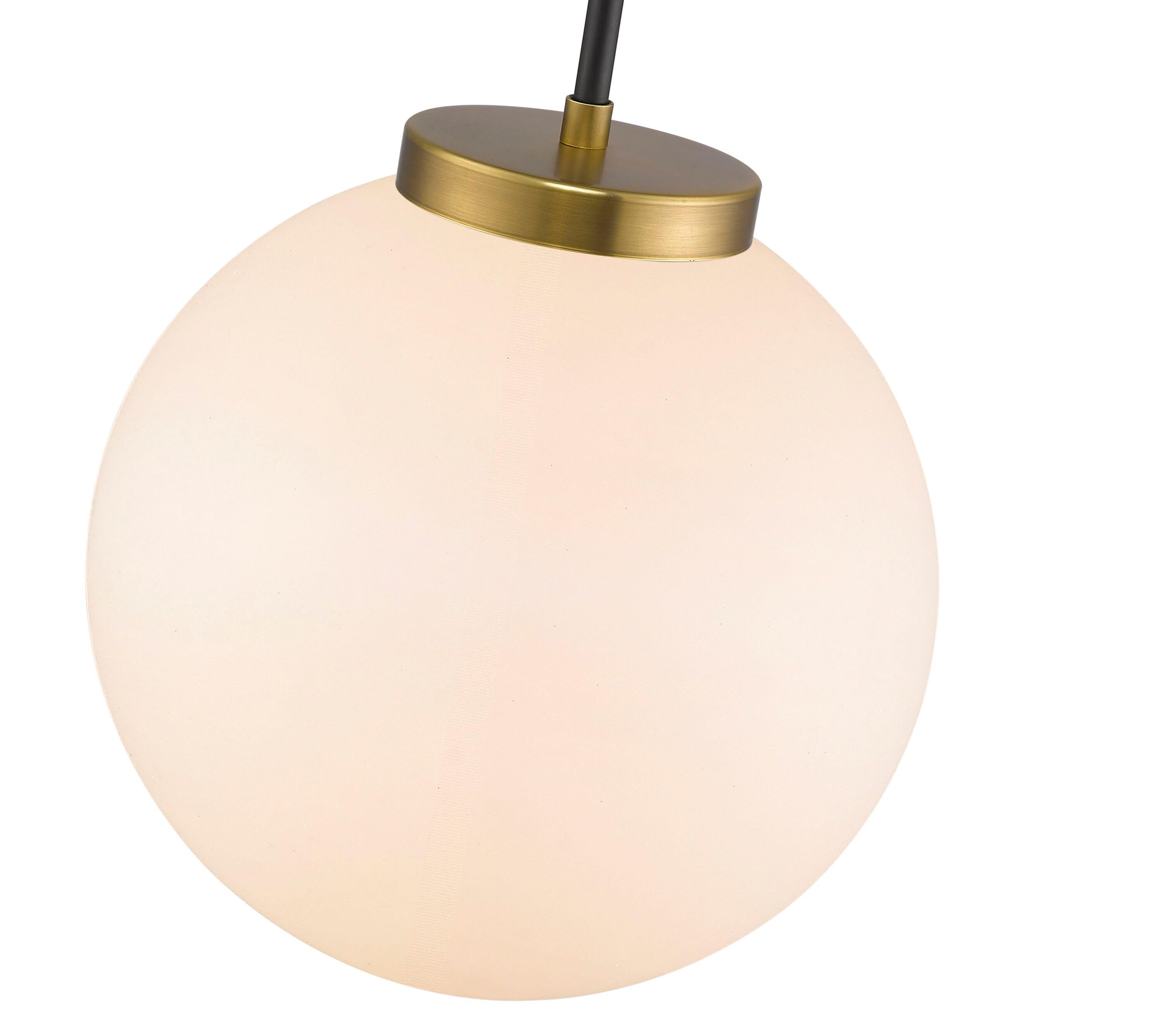 Z-Lite Parsons 1 - Light Pendant in  Matte Black/Olde Brass
