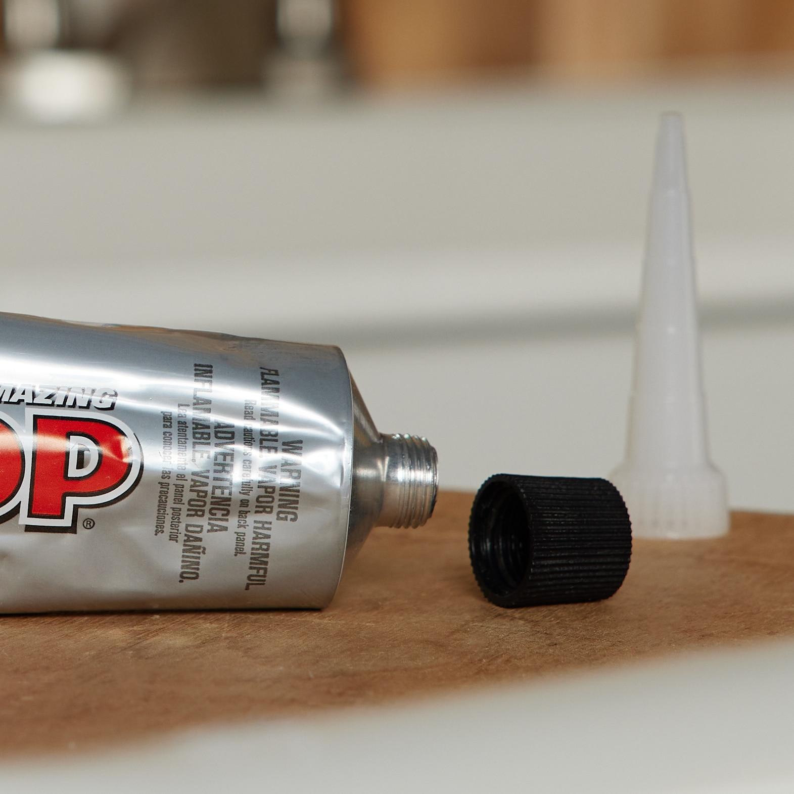 Amazing Goop Clear PVC Plumbing Adhesive and Sealant Tube, 3.7 oz