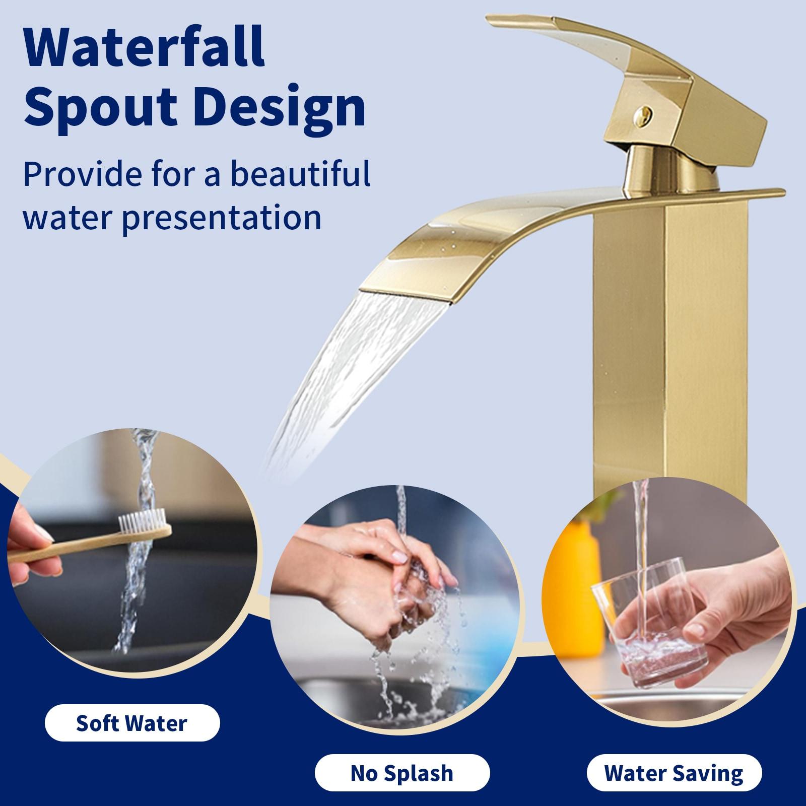 Vessel Sink Faucet Single-handle Bathroom Faucet with Drain Assembly