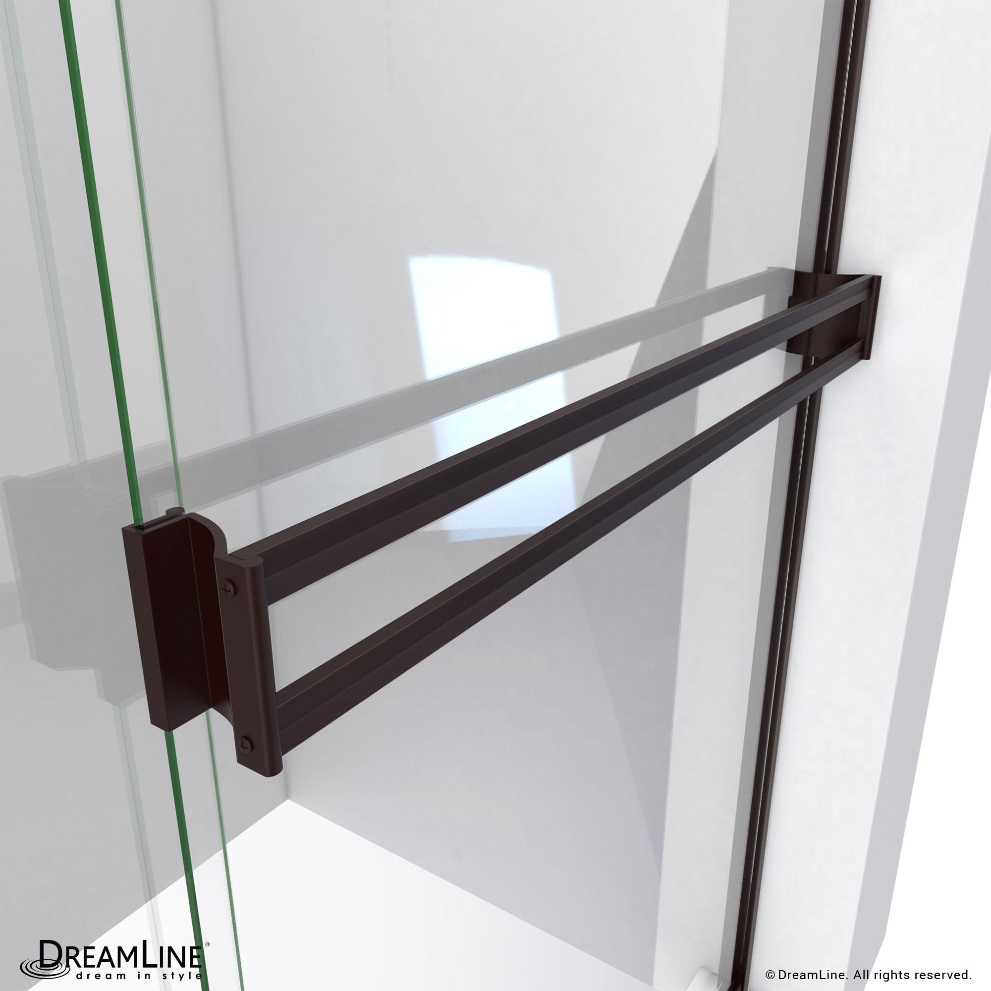 DreamLine Alliance Pro BG 56-60 in. W x 70 3/8 in. H Semi-Frameless Sliding Shower Door