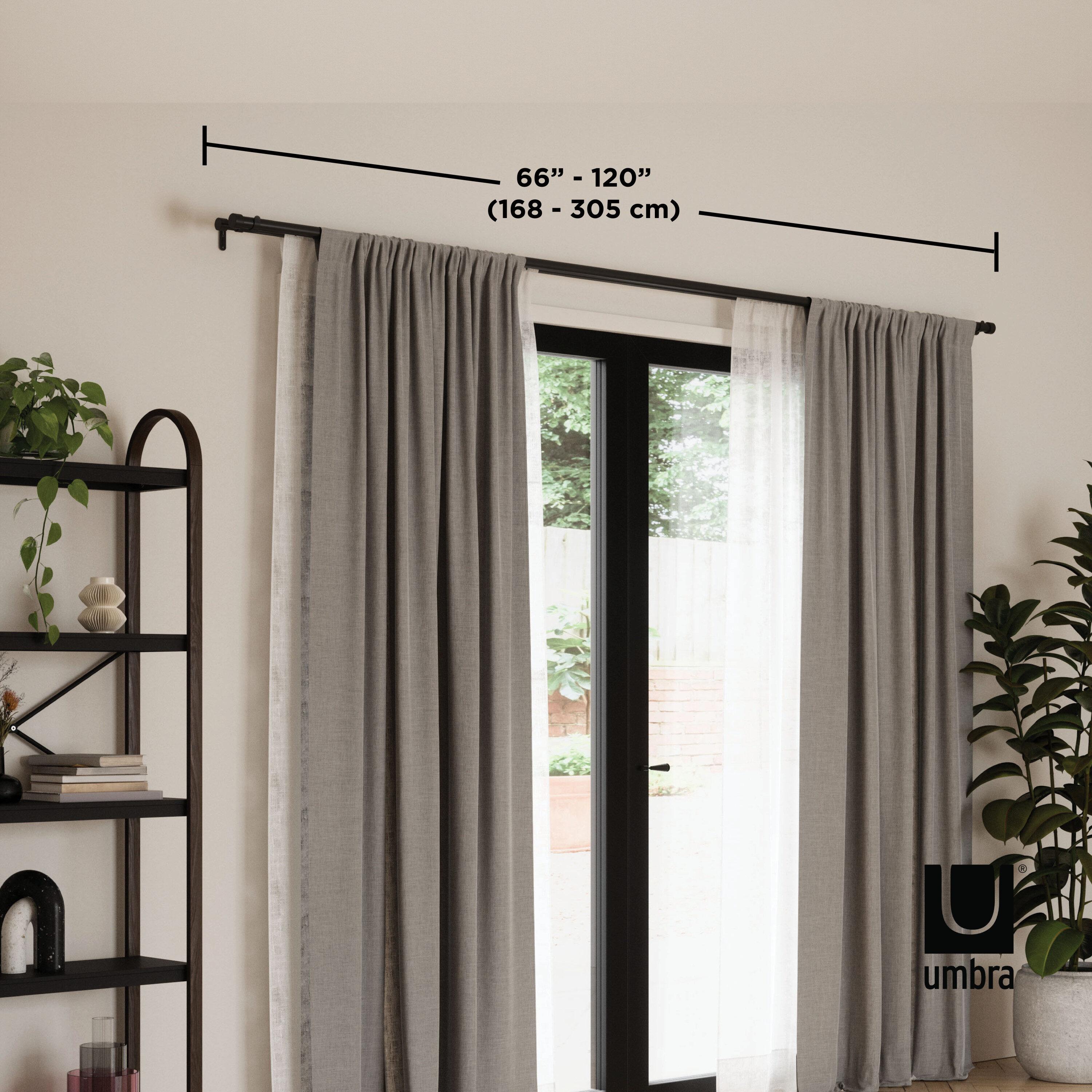 Cappa Drapery Solutions Double Curtain Rod