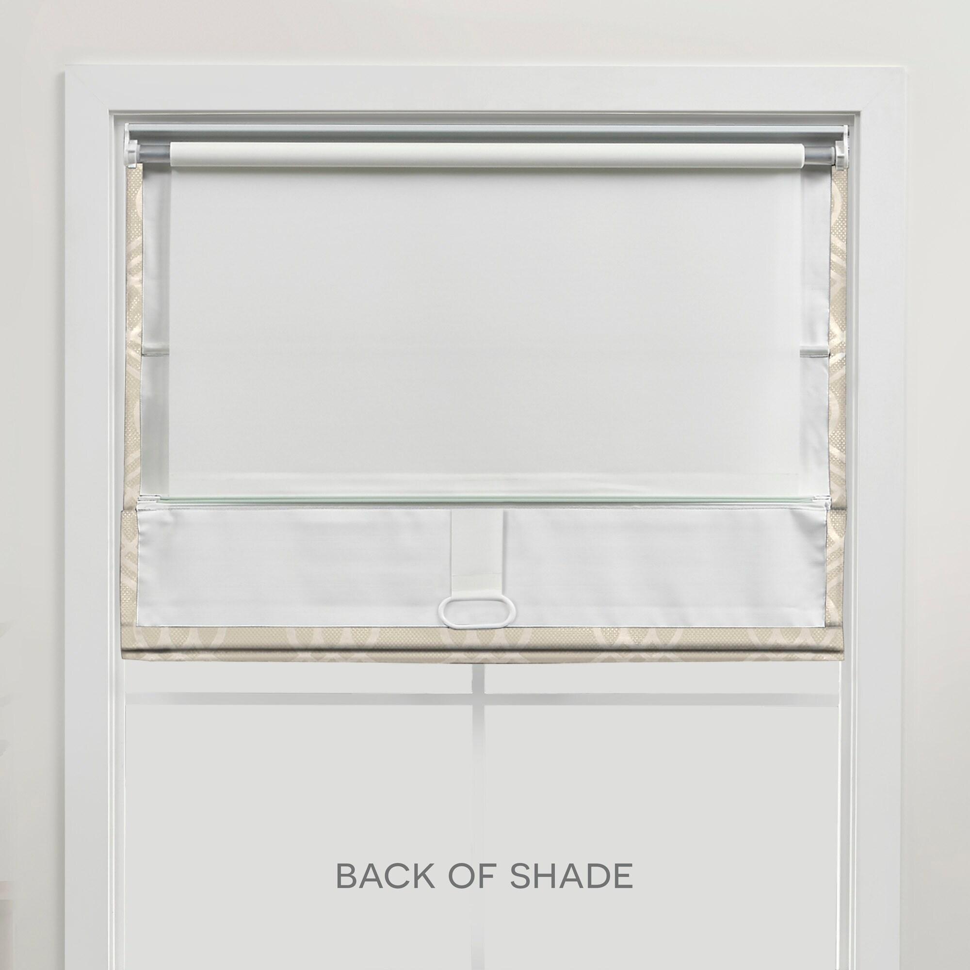 Amalgamated Textiles Exclusive Home Prague Trellis 100% Blackout Roman Shade