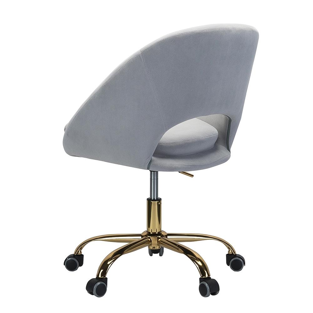 Louise Velvet Modern Task Chair with Ergonomic Design