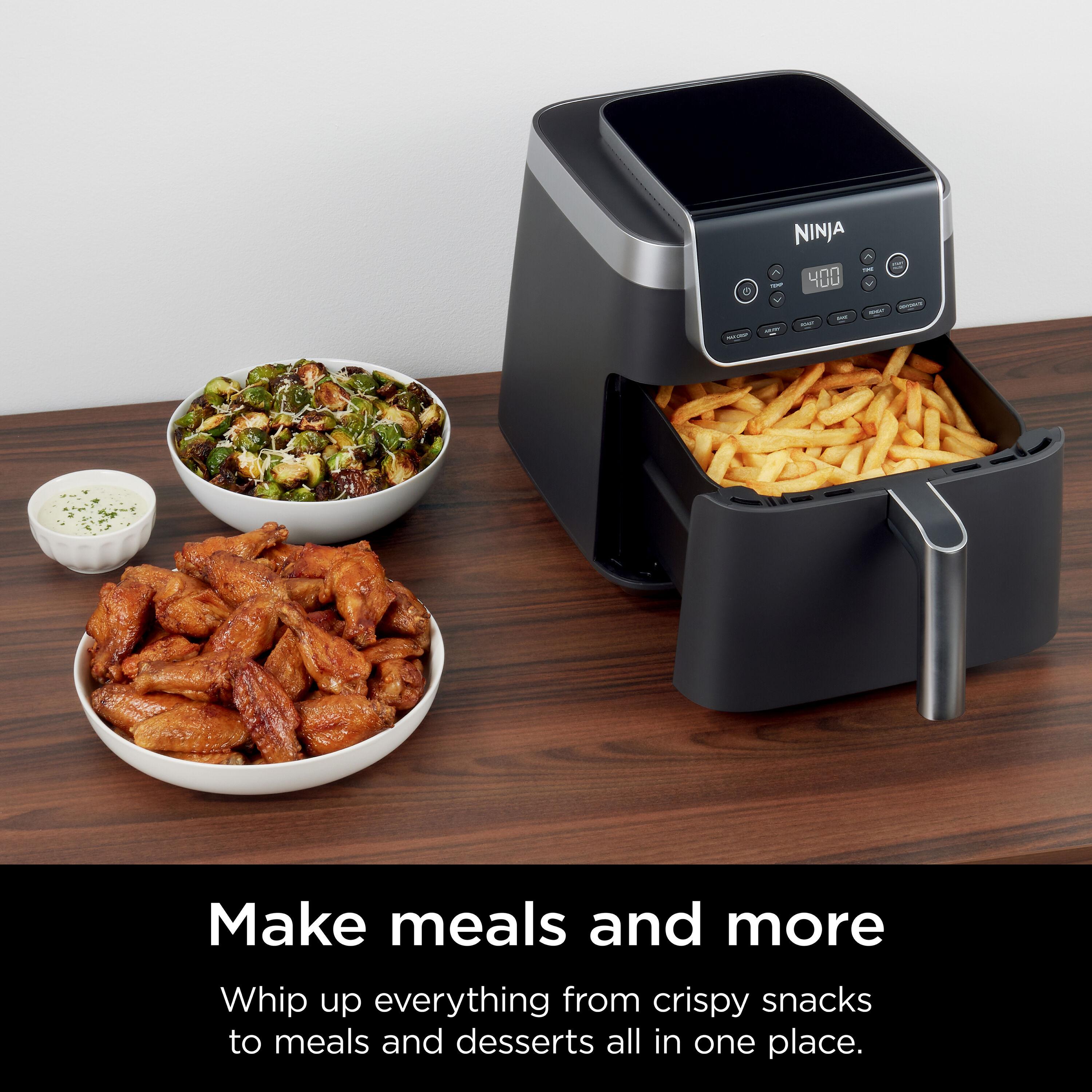 Ninja Air Fryer Pro XL 6-in-1 - AF181: 6.5 Qt Capacity, 1750W, Dishwasher-Safe Parts, Metal & Plastic, Gray