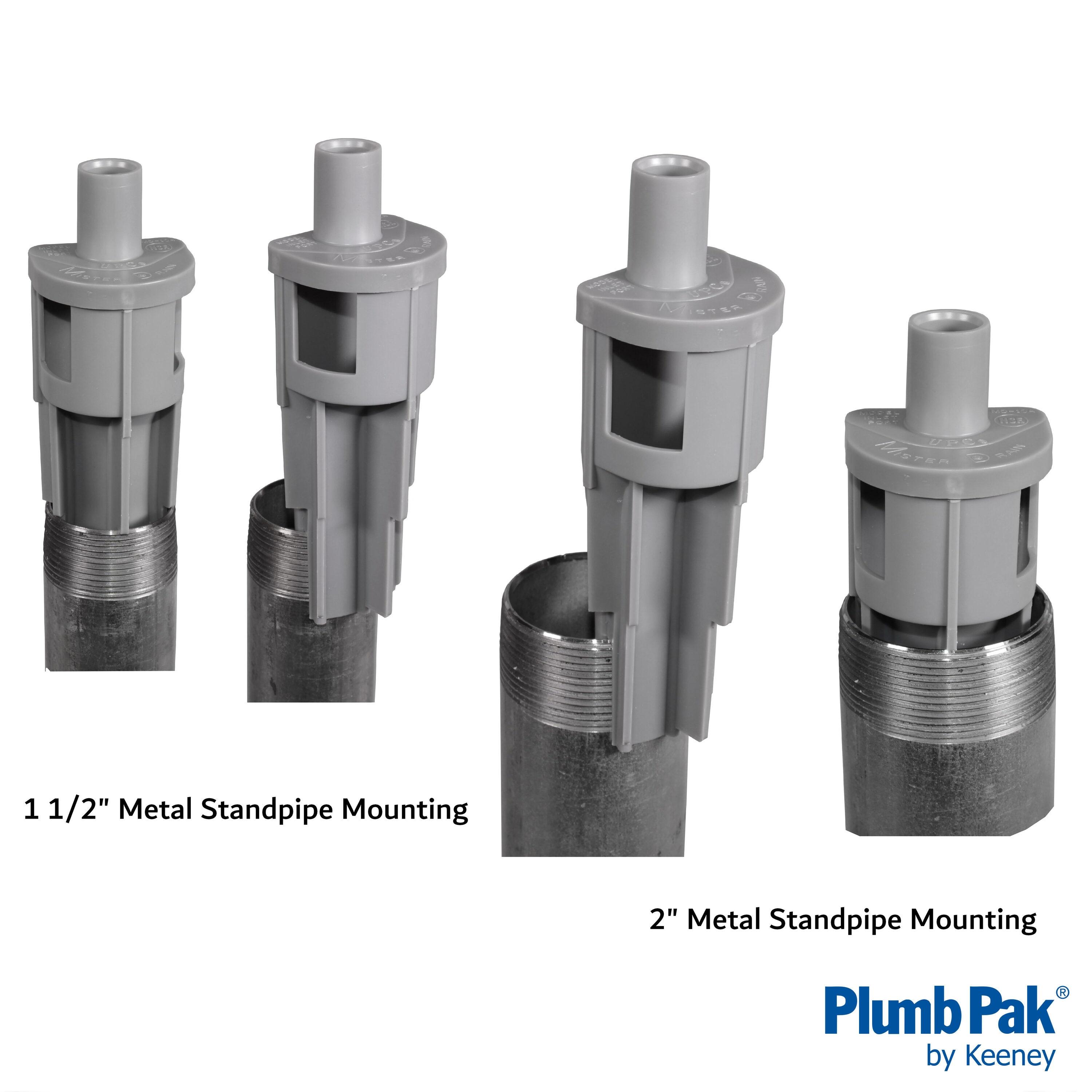 Plumb Pak Air Gap for Standpipes Gray Plastic