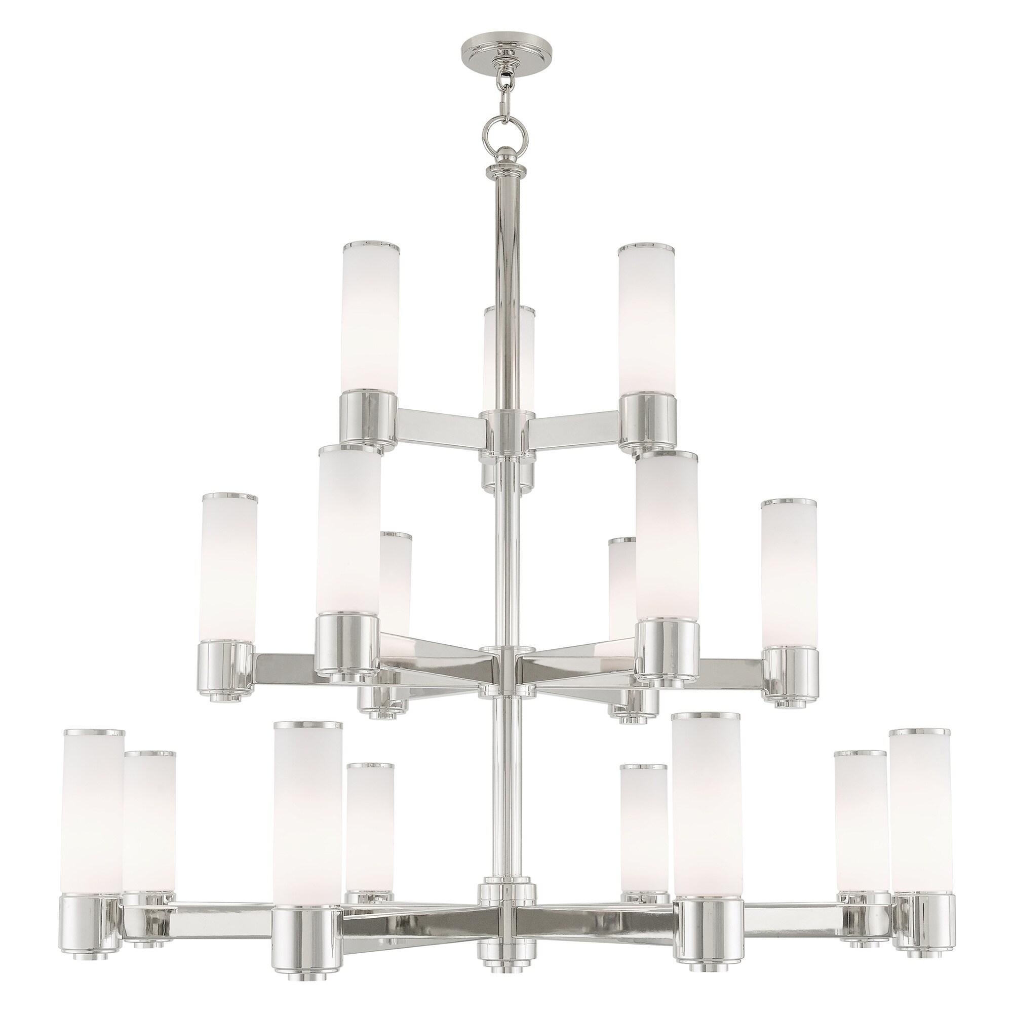 Livex Lighting - Weston - 17 Light Foyer Chandelier in Contemporary Style - 44