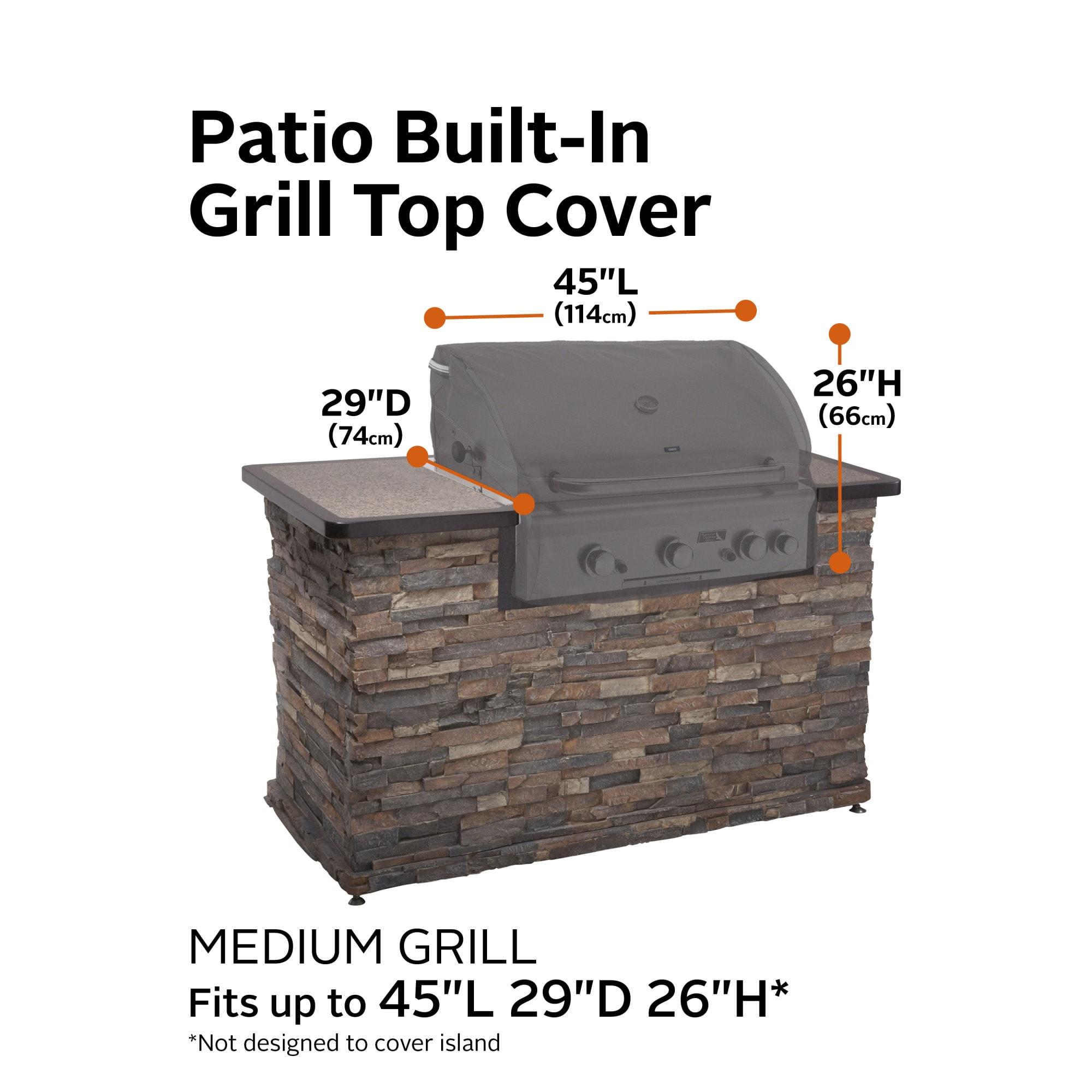 Classic Accessories Hickory 30-Inches W x 27-Inches H Hickory Built-in gas grill Cover