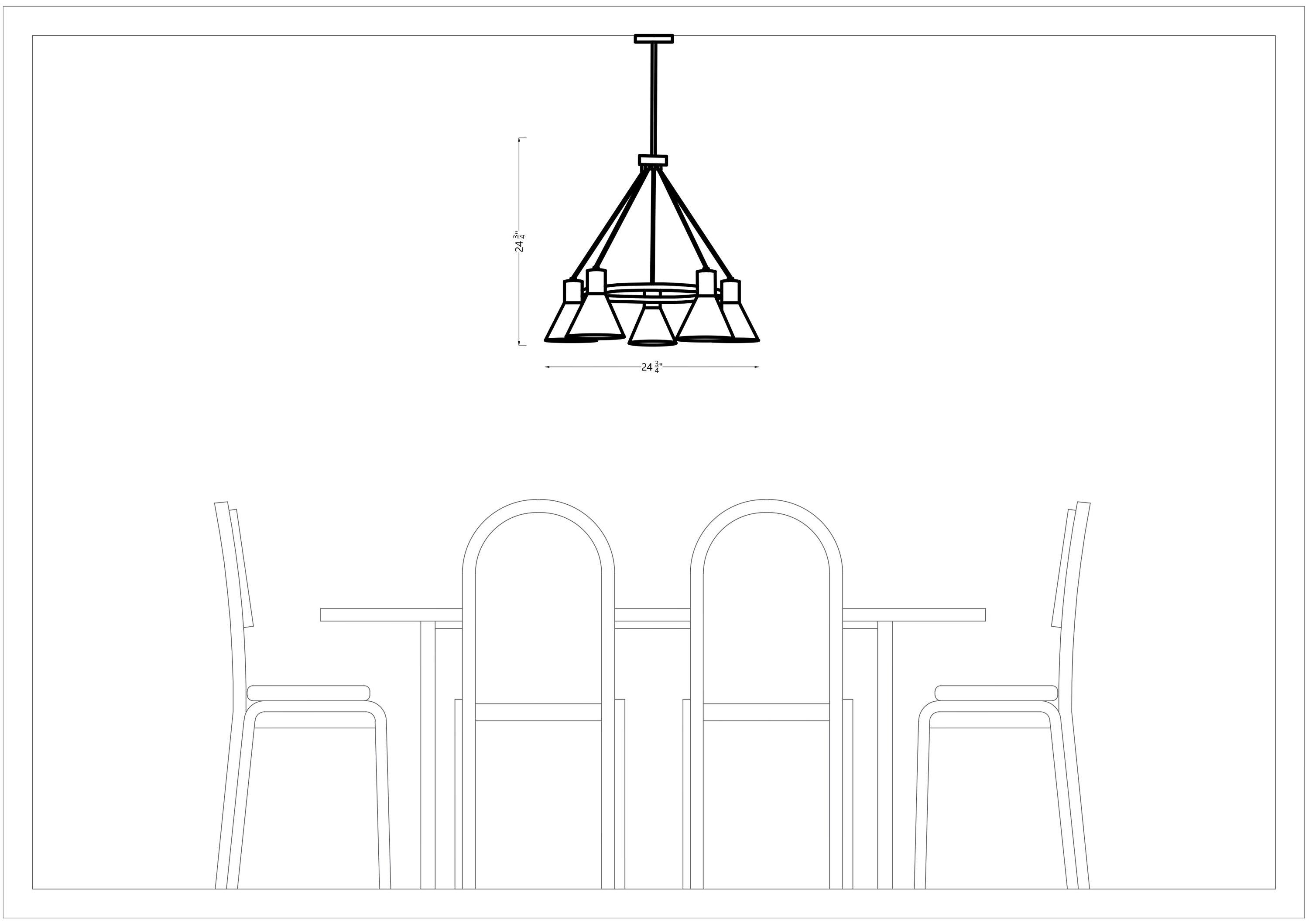 Generation Lighting Towner 5 -Light Brushed Nickel Transitional For Use in Dining Rooms, Foyers, Kitchens, Living Rooms Chandelier