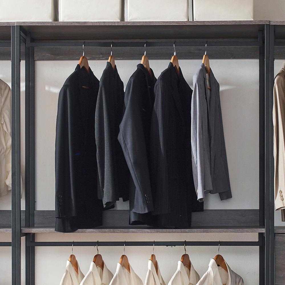 Monica Wood Walk-in Closet System 00063