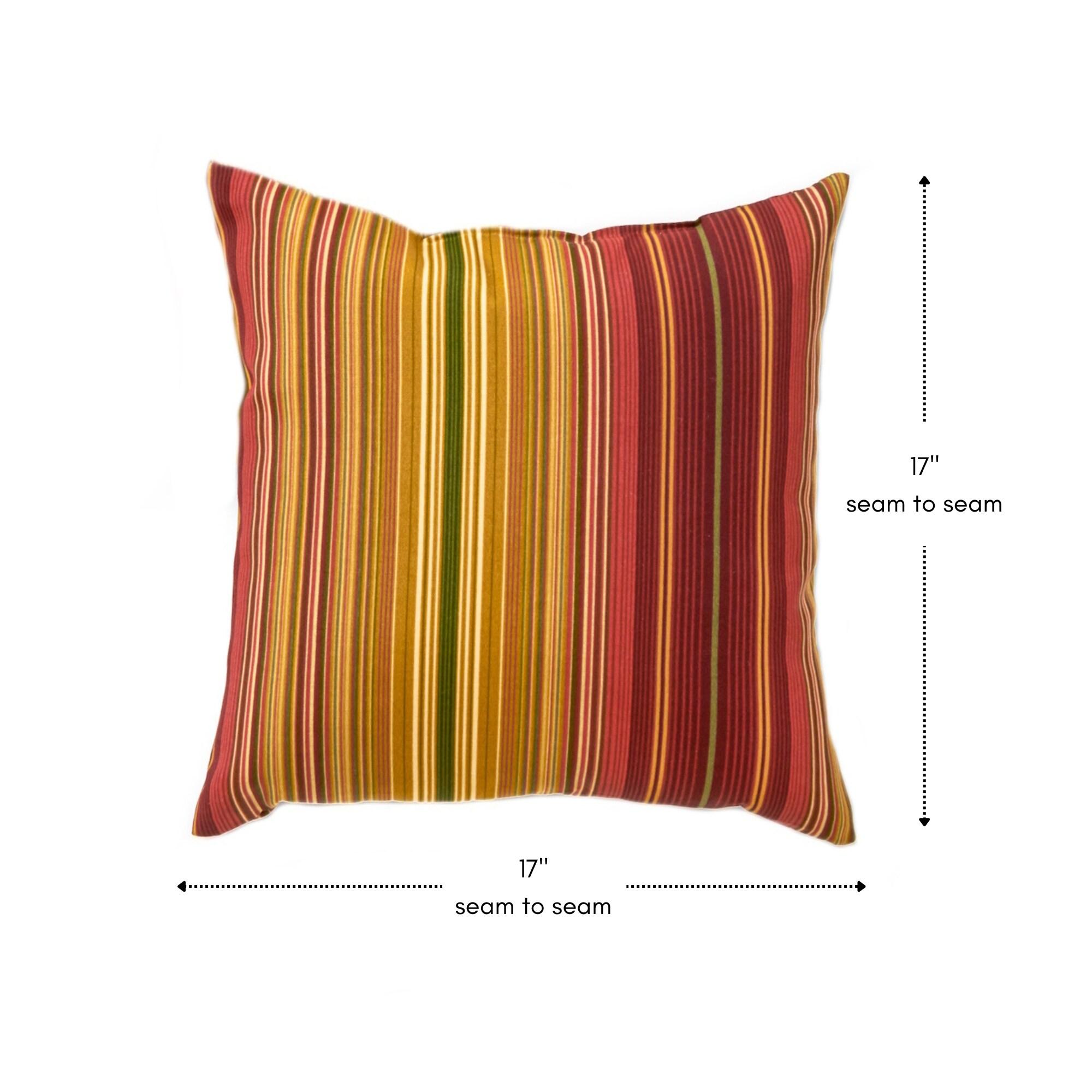 Indoor/Outdoor Reversible Throw Pillow