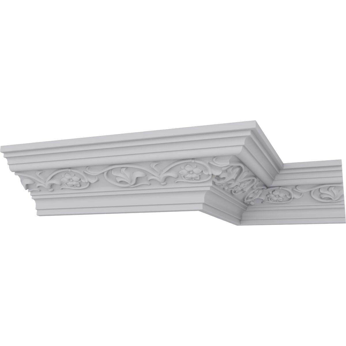 Ekena Millwork 3"H x 3 3/8"P x 4 1/2"F x 94 1/2"L Medway Crown Moulding