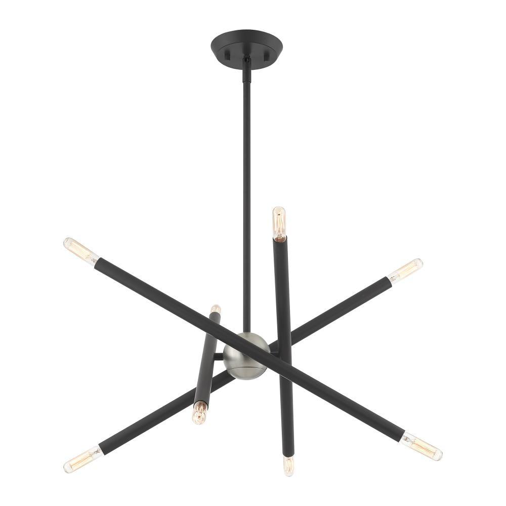 Livex Lighting Soho 8 - Light Chandelier in  Scandinavian Gray