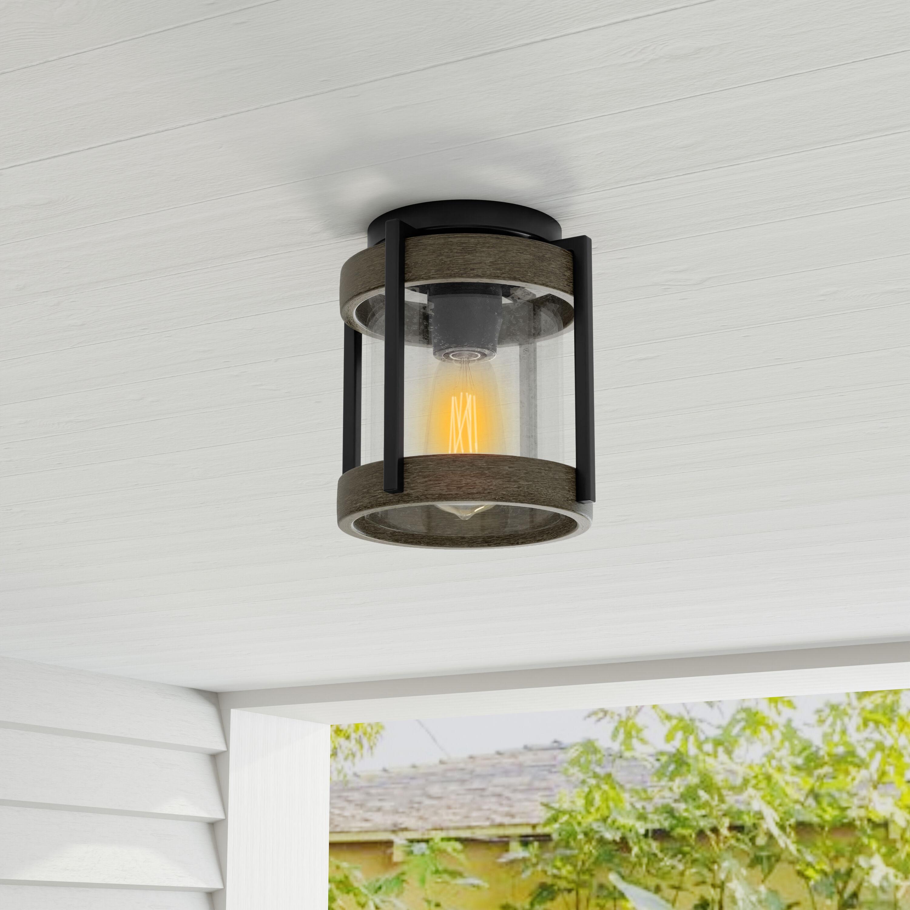 1 - Bulb Outdoor Flush Mount