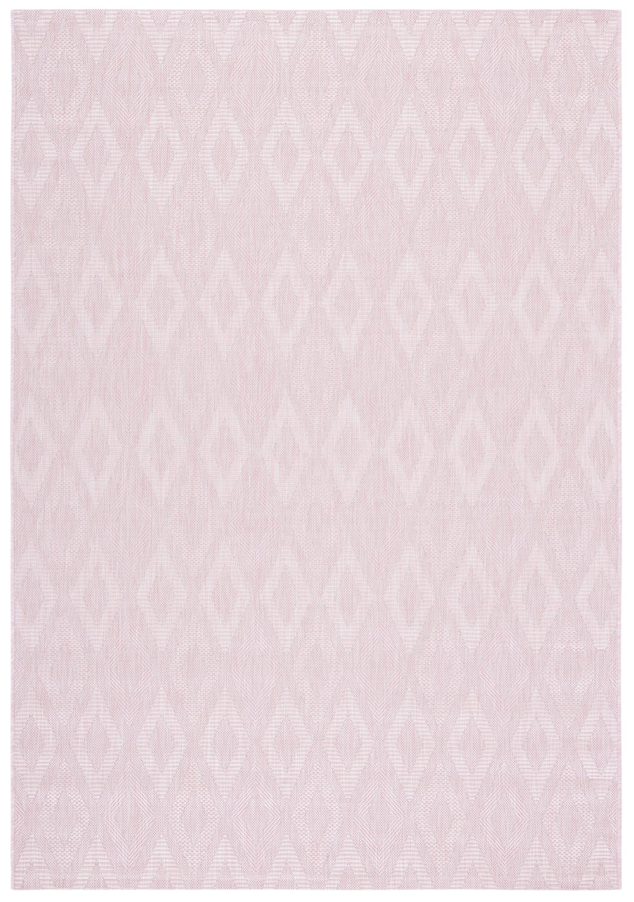 Courtyard CY8522 Power Loomed Indoor and Outdoor Area Rug - Pink - 5'3"x7'7" - Safavieh