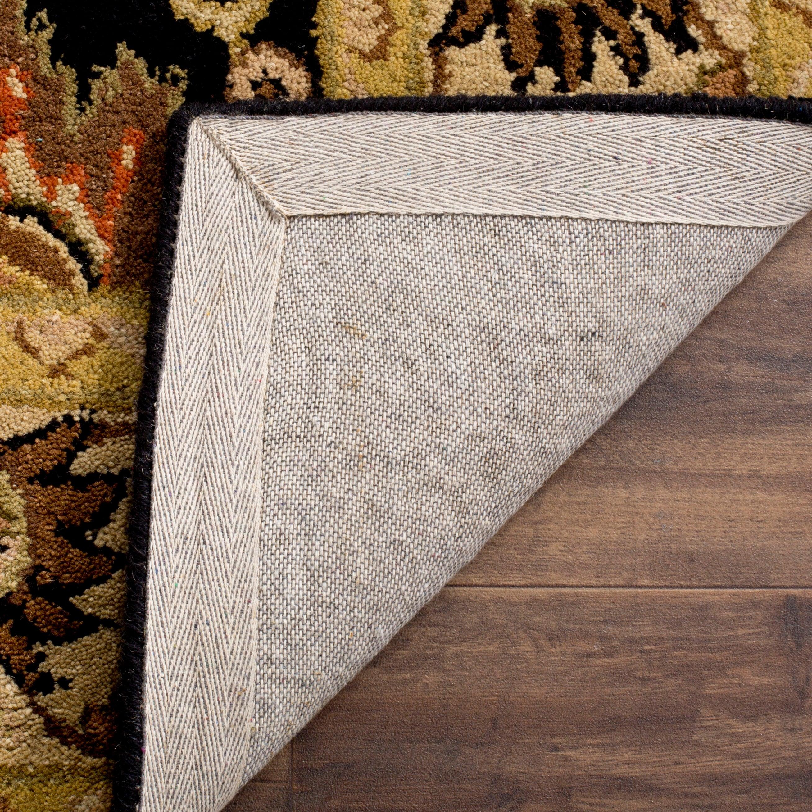 Antiquity AT249 Hand Tufted Area Rug - Black - 3'x5' - Safavieh.