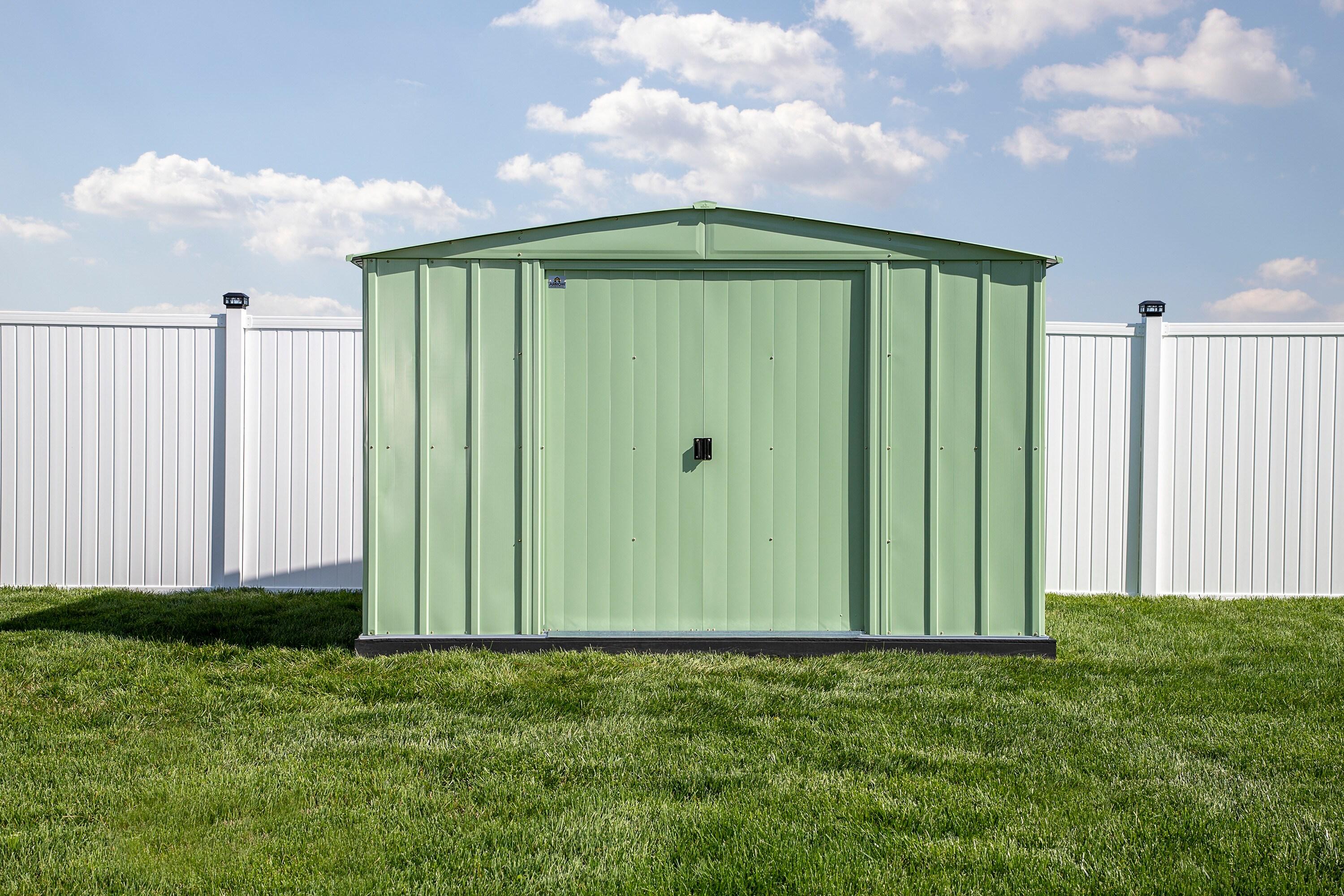 Arrow 10 ft. W x 13 ft. 5 in. D Steel Vertical Storage Shed