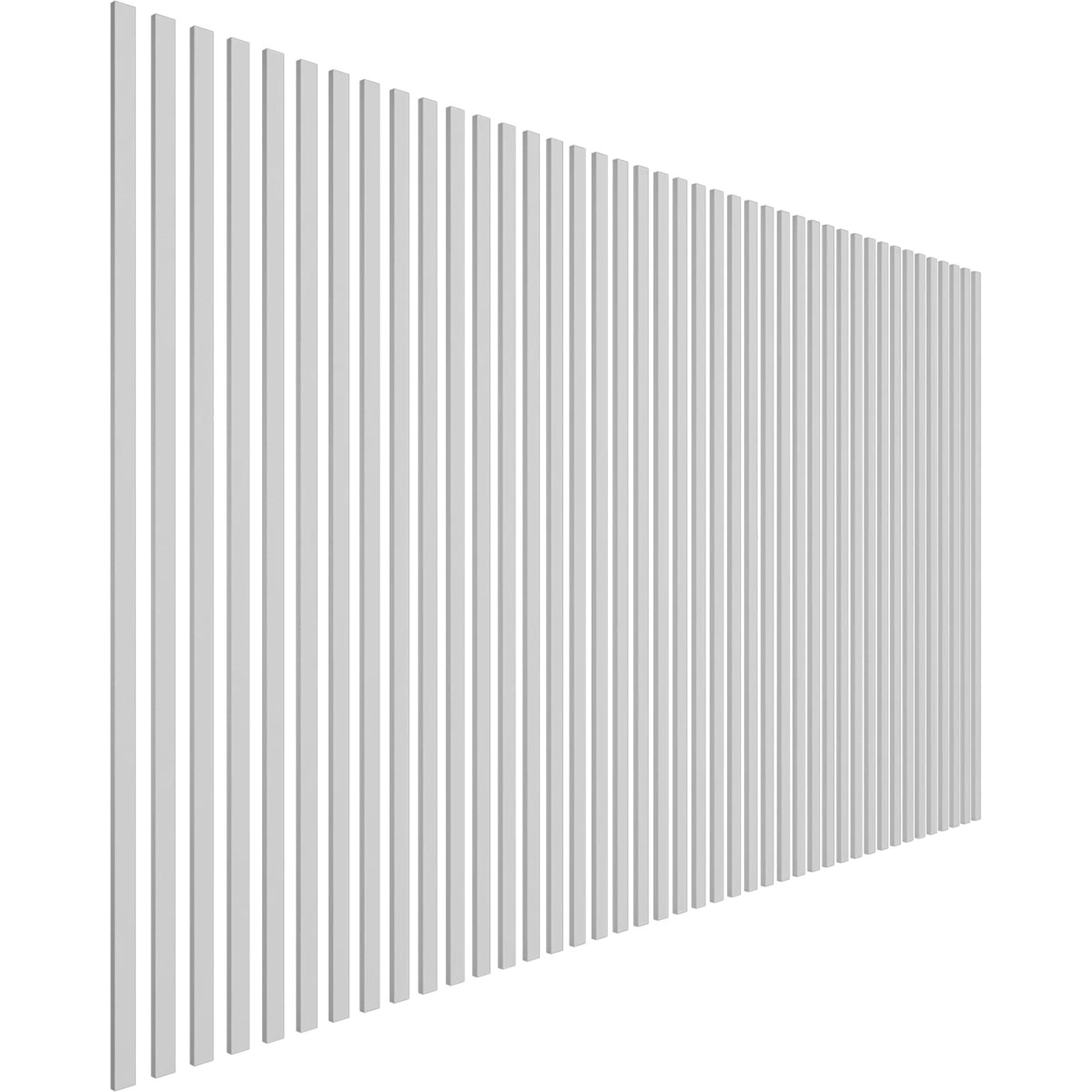 Adjustable PVC Slat Wall Panel Kit