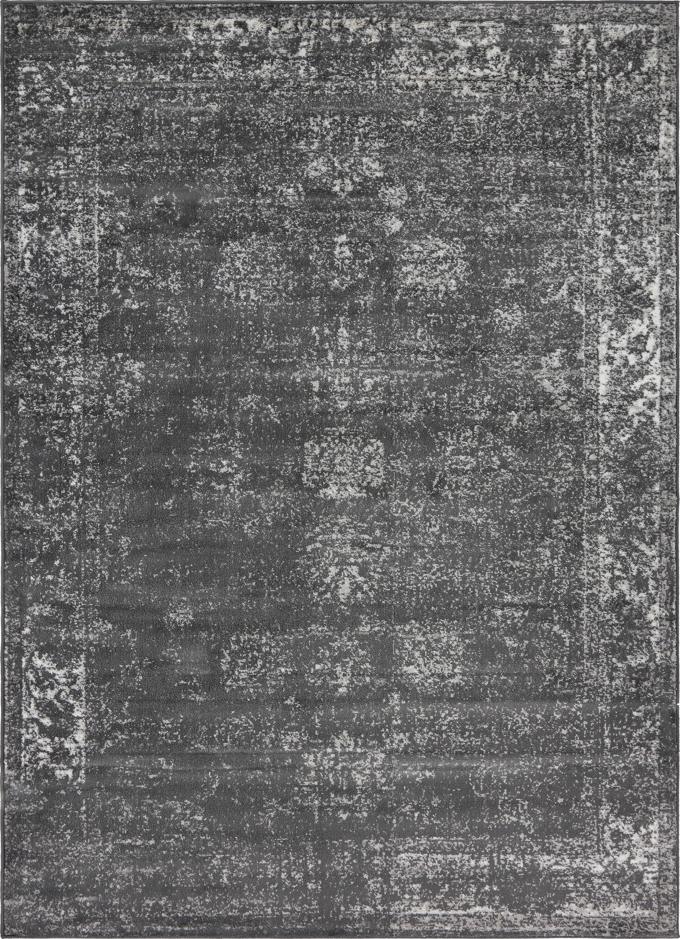 Unique Loom 8' 0 x 11' 0 Sofia Casino Dark Gray Area Rug
