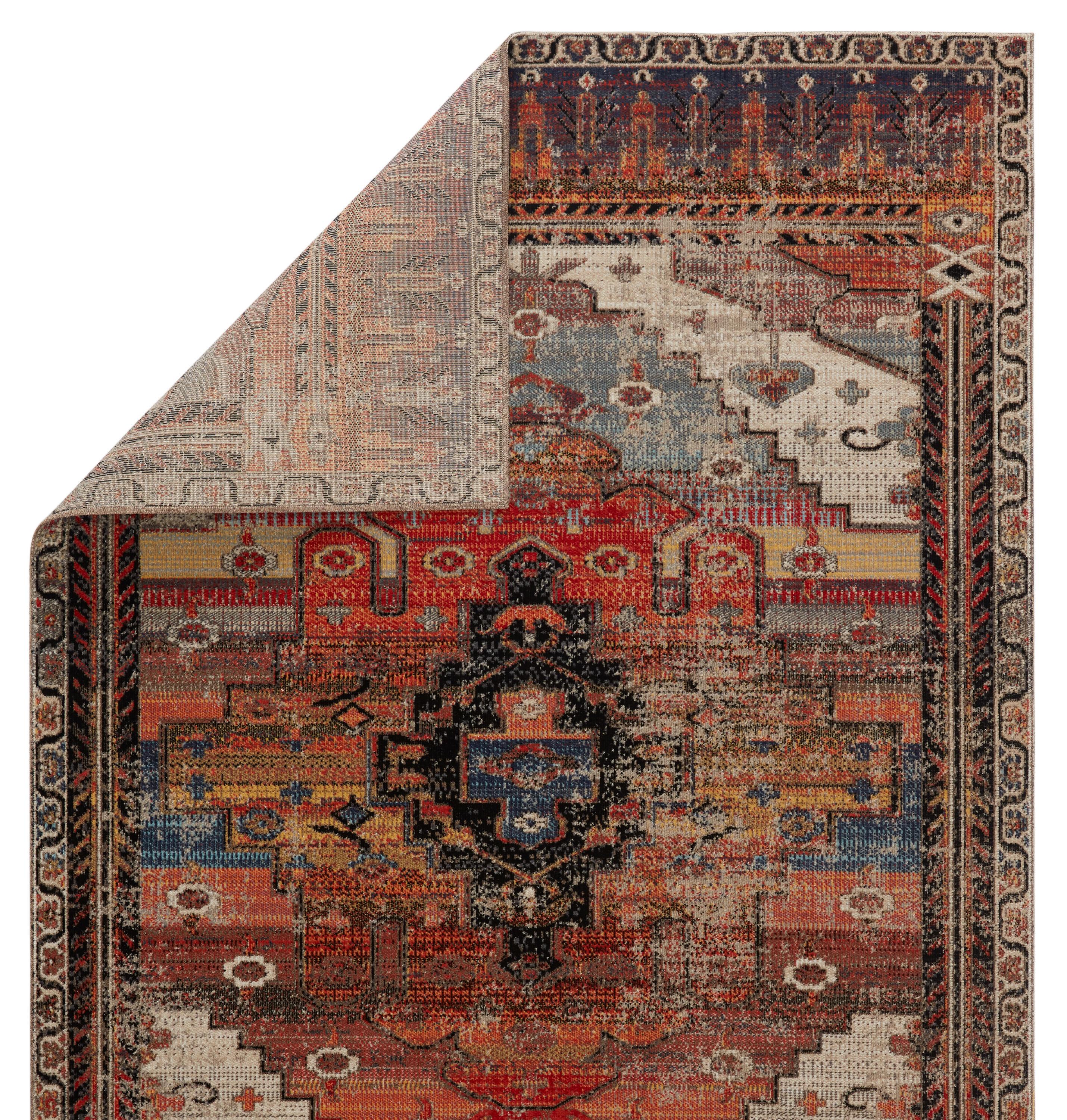 Steelside™ Haden Indoor/Outdoor Soft Power-Loomed Oriental Area Rug by Jaipur Living