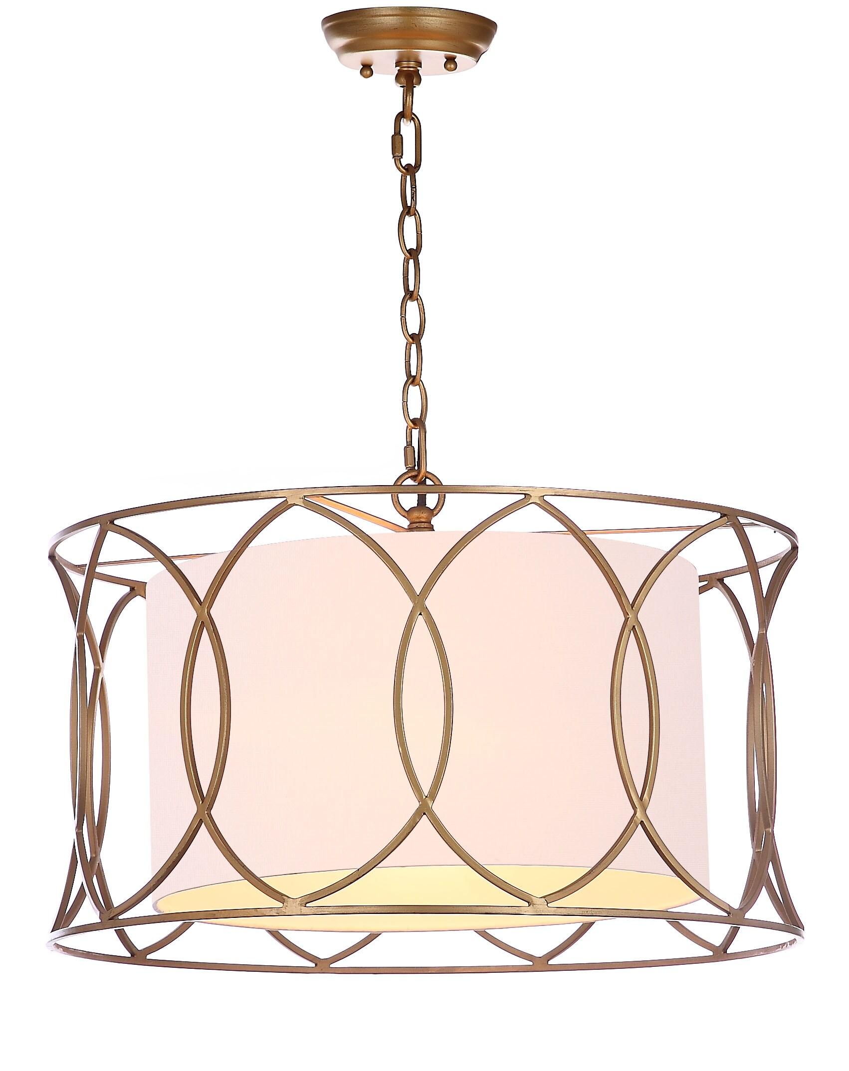 Silas Pendant Lamp - LIT4520 - Gold - Safavieh