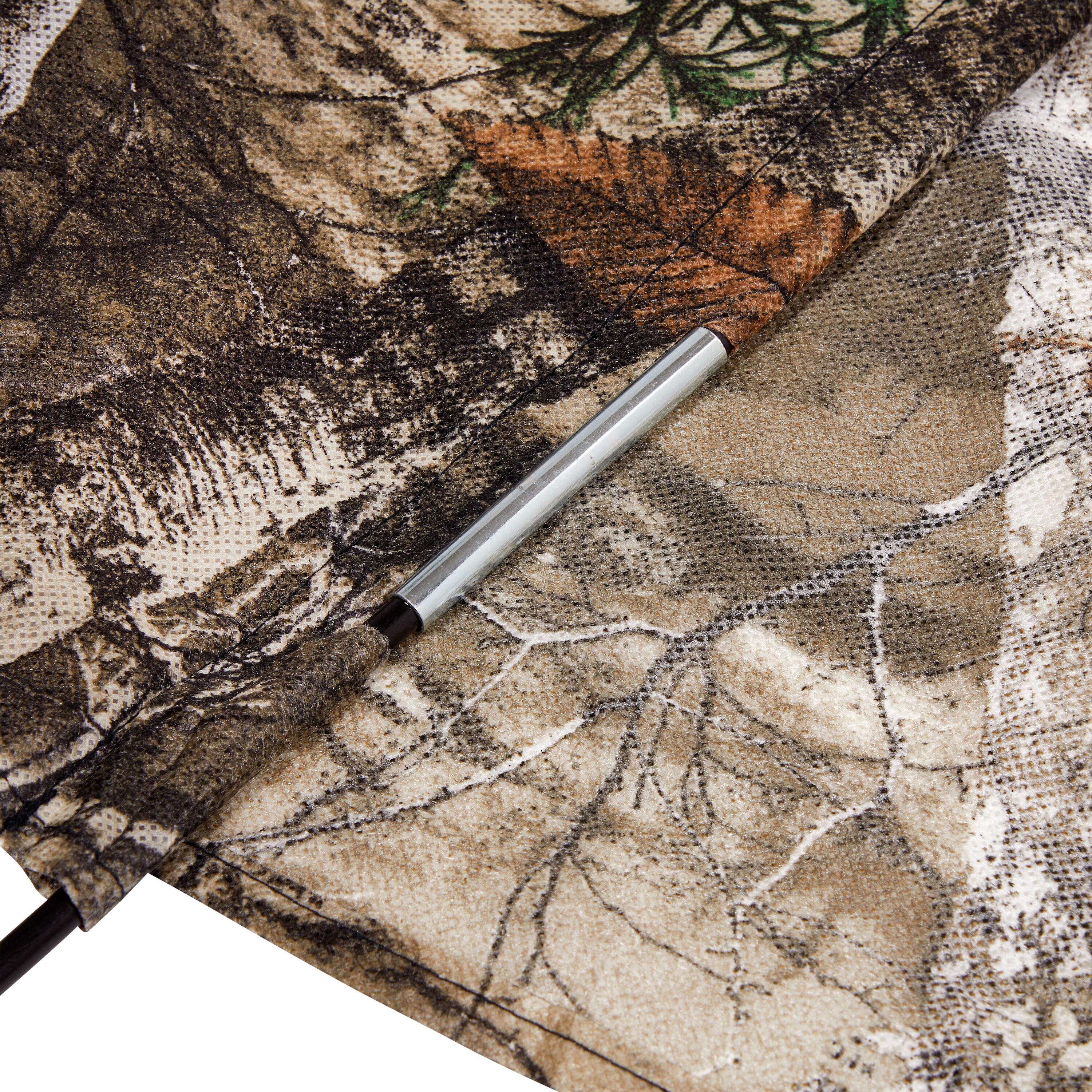 Allen Company Portable Ground Blind for Turkey and Deer Hunting - Outdoor Shooting Gear - Comes with Stakes for Easy Set Up - Realtree Edge Camo - 10" L x 27" H