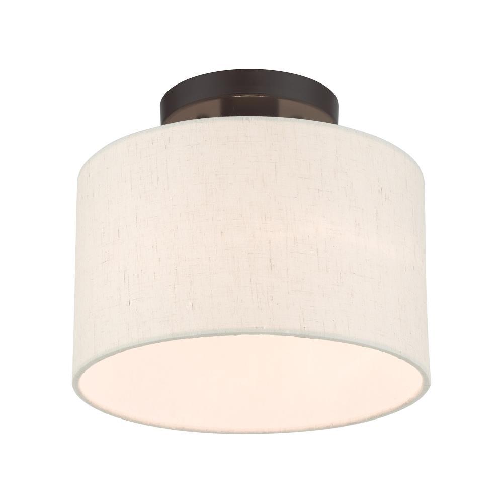 Darian Fabric Semi Flush Mount