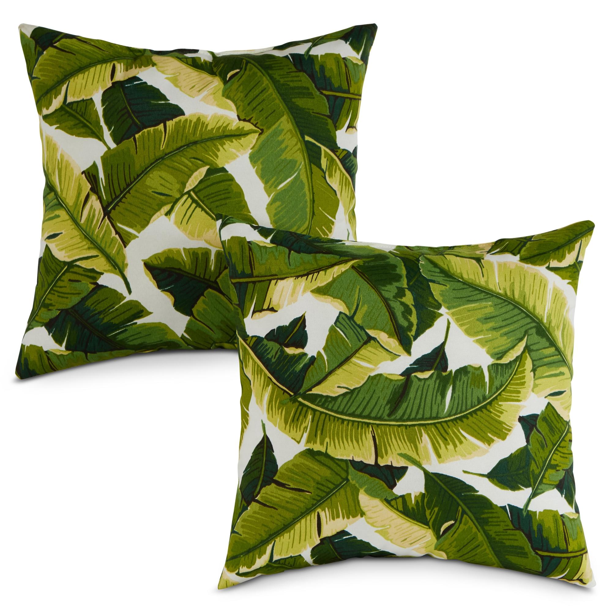 Indoor/Outdoor Reversible Throw Pillow