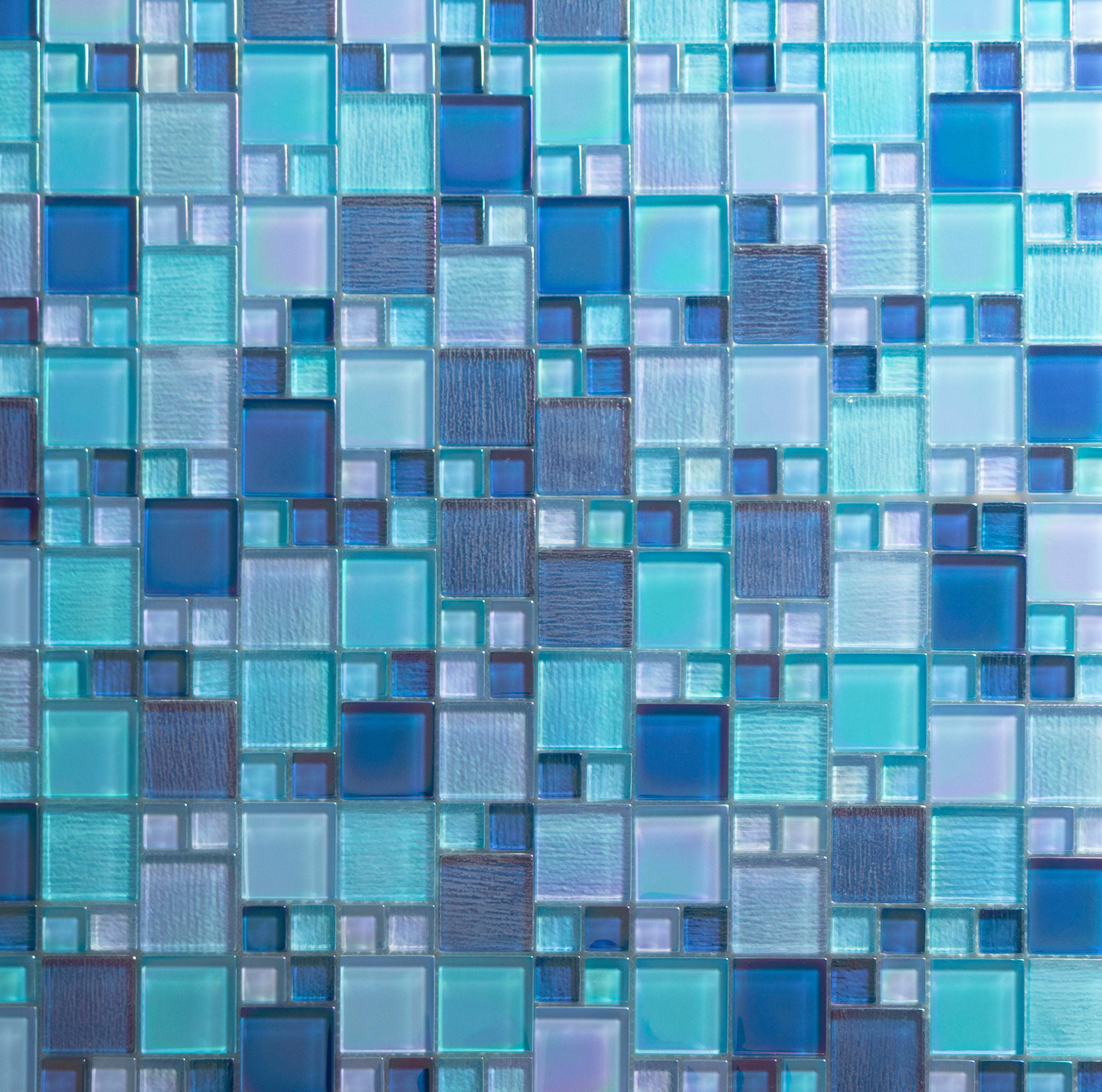 WS Tiles® Reflections Artista Glass Versailles Mosaic Sheet Tile