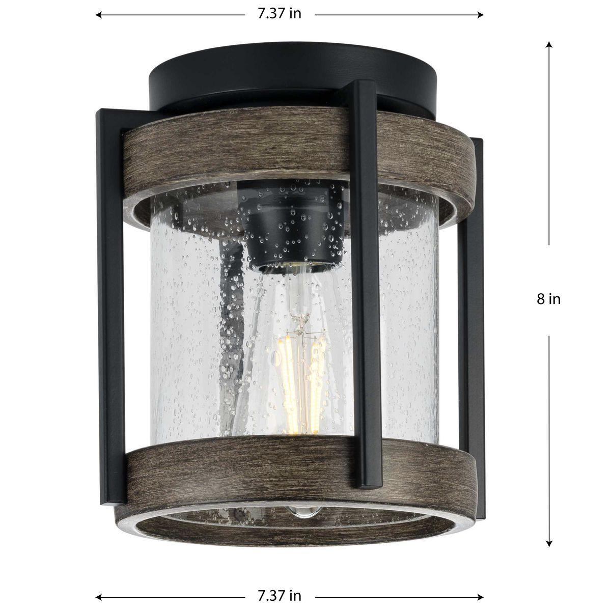1 - Bulb Outdoor Flush Mount