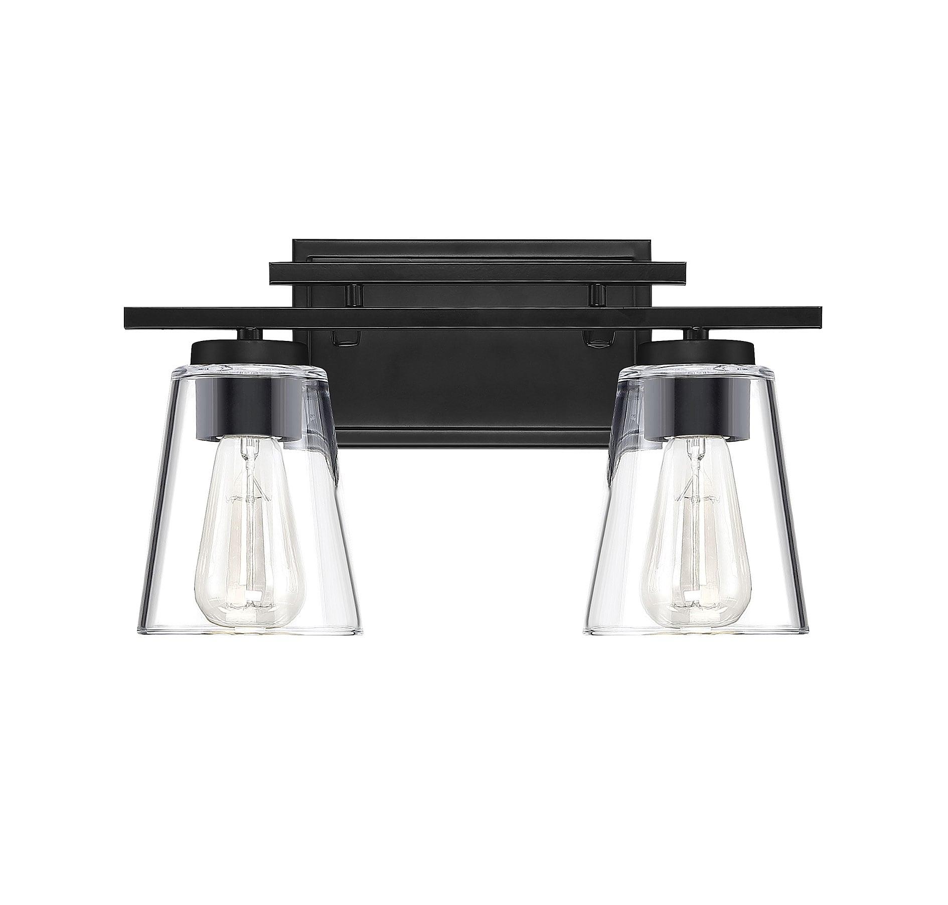 Savoy House Calhoun 2 - Light Vanity in  Black