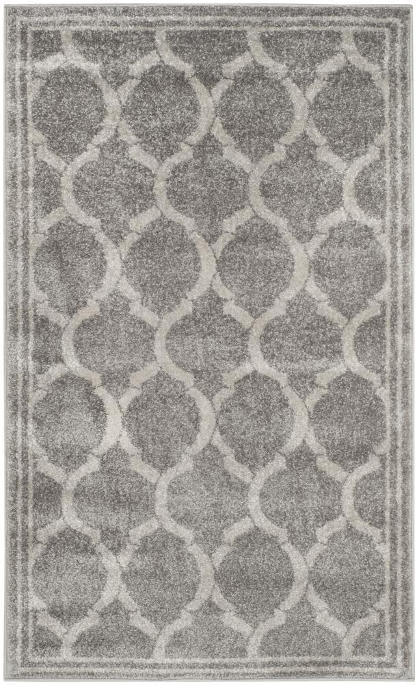 Amherst AMT415 Power Loomed Indoor Accent Rug - Grey/Light Grey - 3'x5' - Safavieh