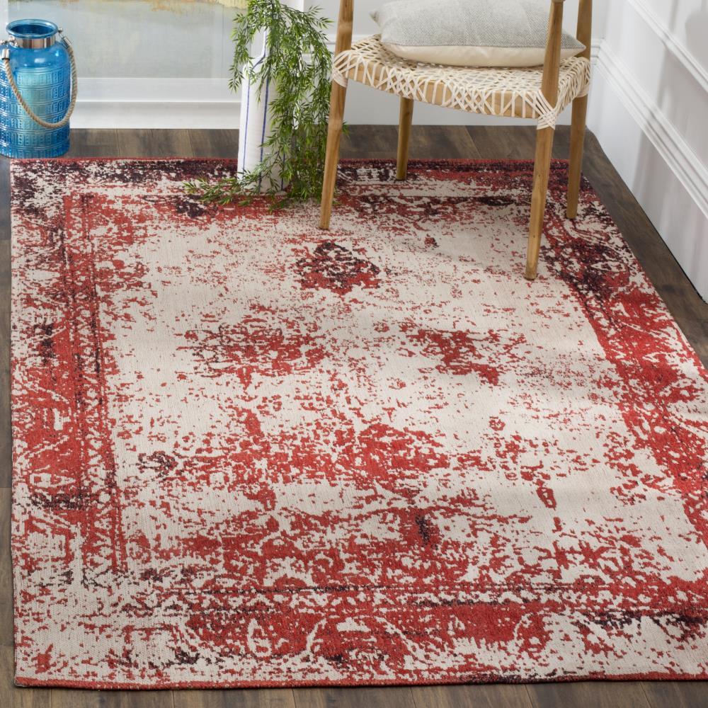 Classic Vintage CLV125 Power Loomed Area Rug - Red - 5'x8' - Safavieh.