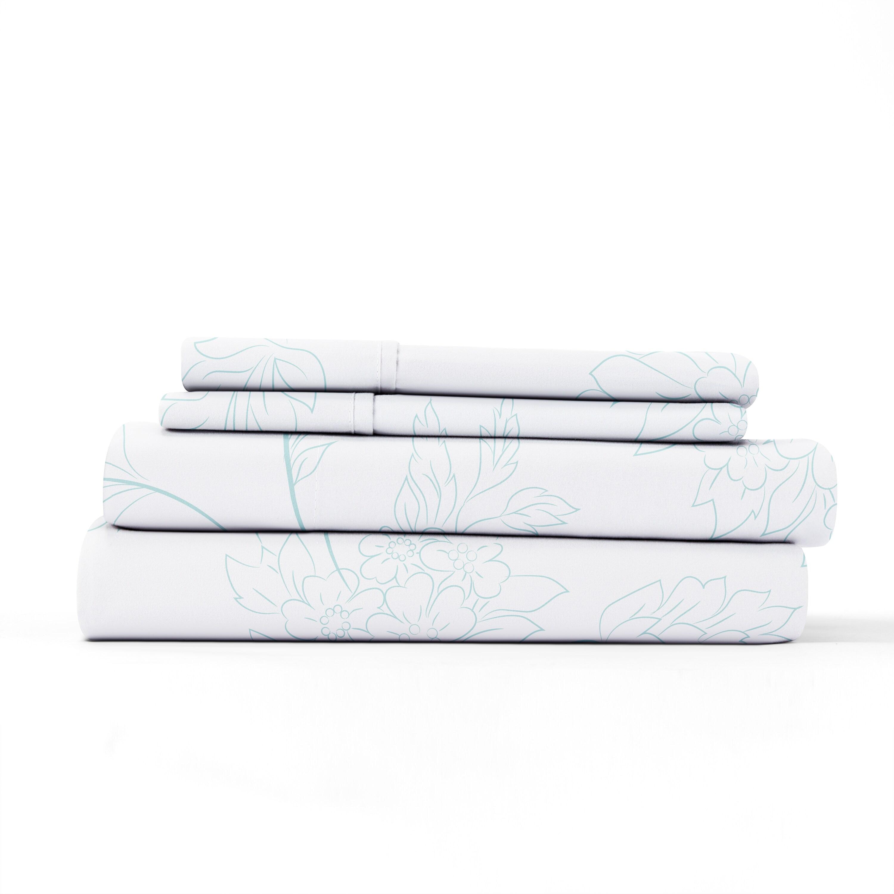 Becky Cameron Microfiber Floral Sheet Set
