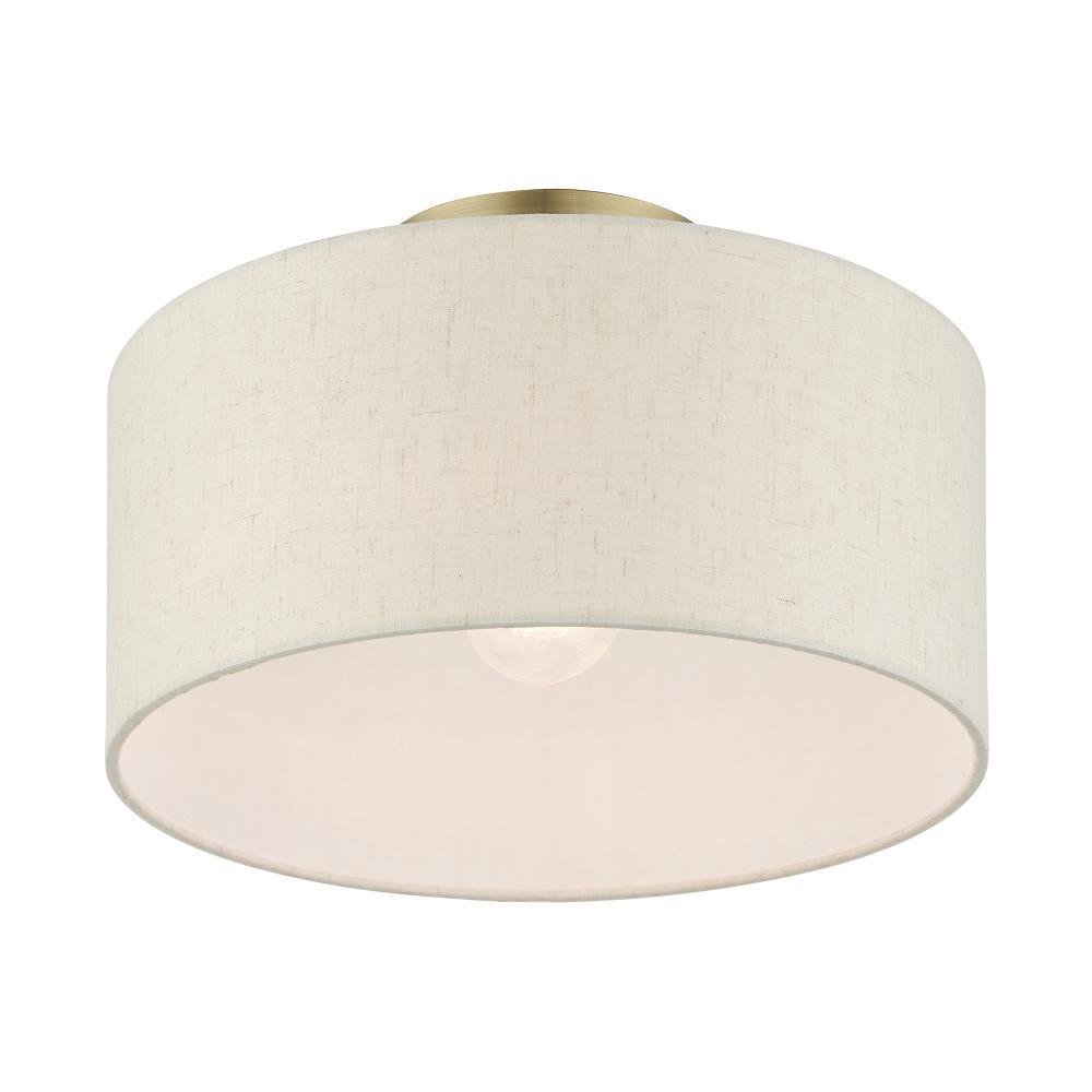 Darian Fabric Semi Flush Mount