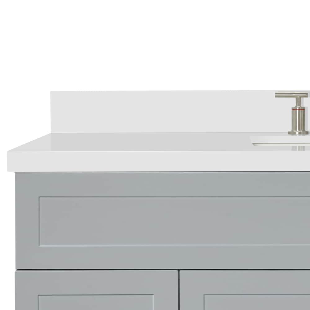 Ariel F055s-Wq-Vo Hamlet 55" Freestanding Single Basin Vanity Set - Grey