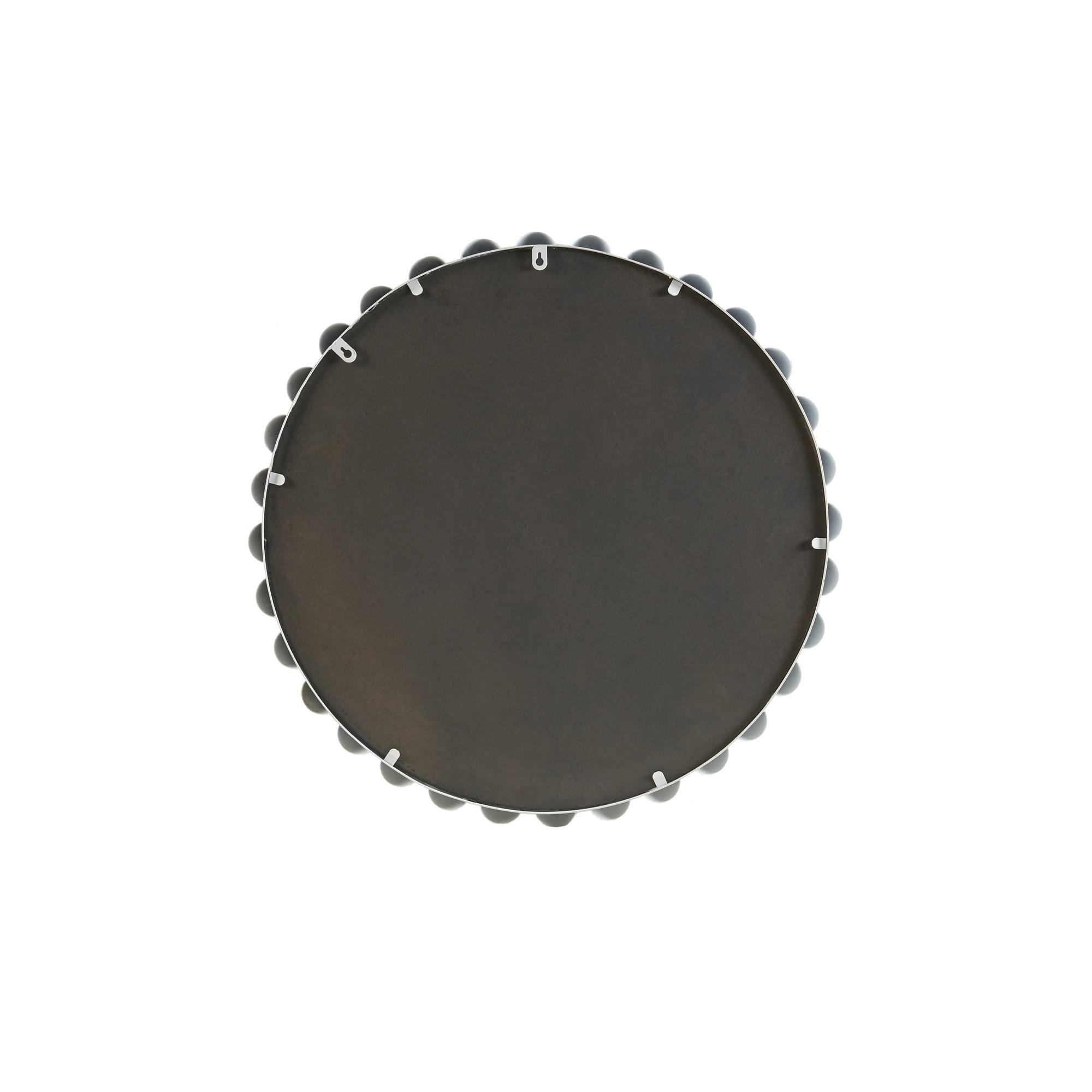 Marlowe Beaded Round Metal Wall Mirror