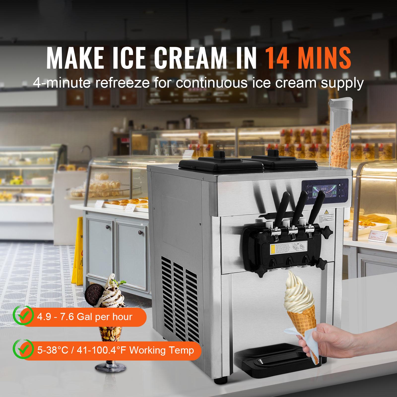 VEVOR VEVOR Soft Serve Ice Cream Machine Maker