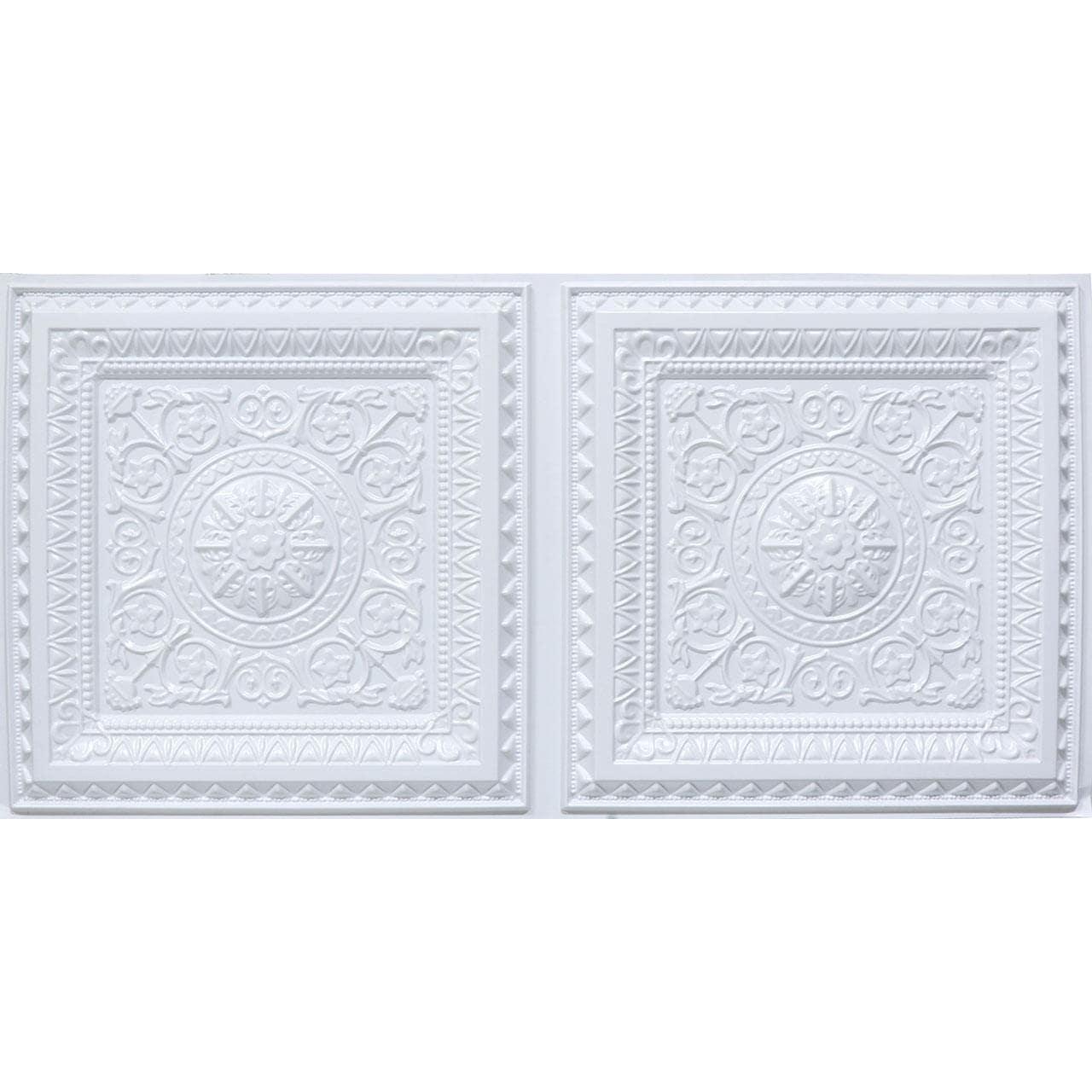 Economy La Scala Drop-In PVC Ceiling Tile (Set of 50)