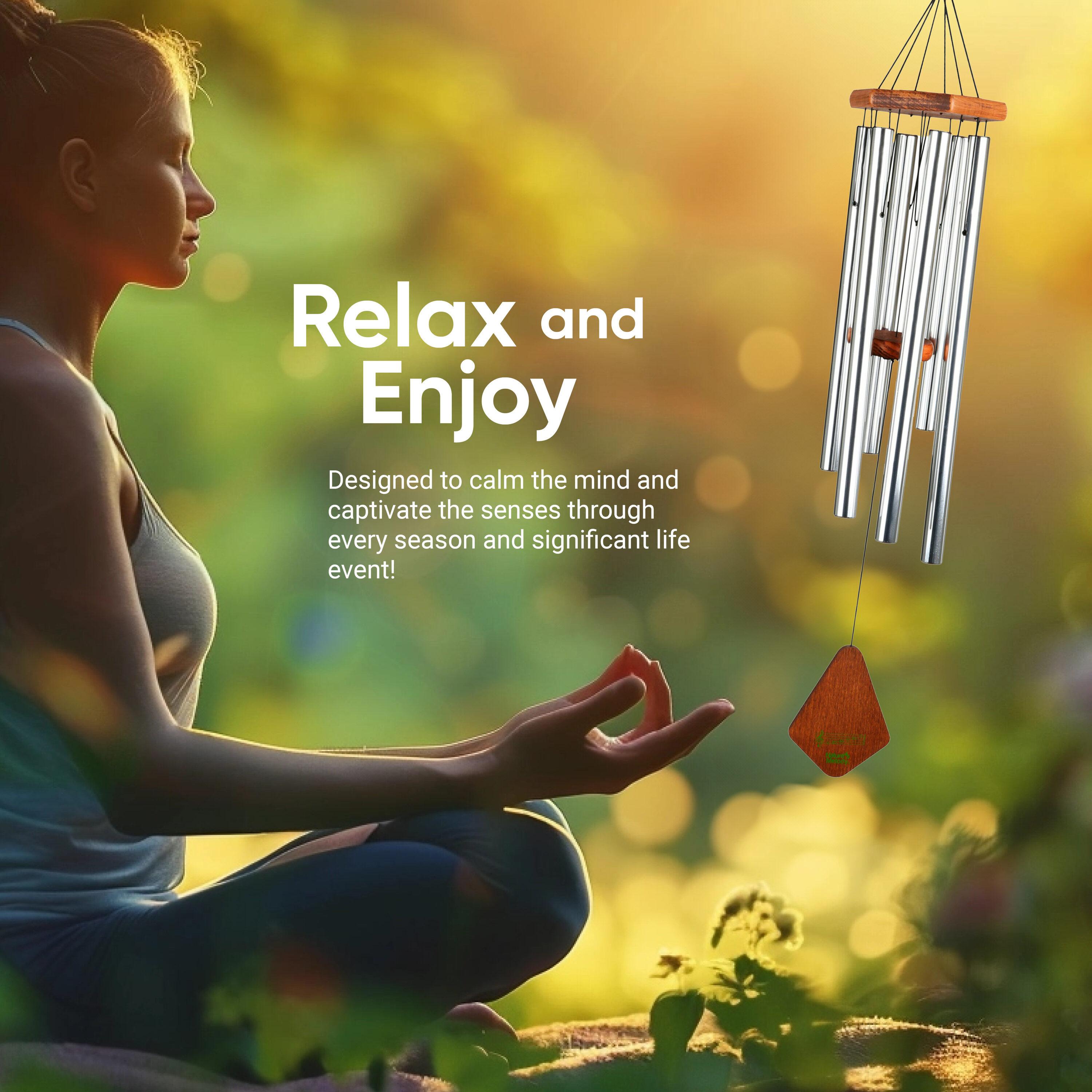 Nature's Melody Nature's Melody Tuned 6-Tube Outdoor Wind Chimes