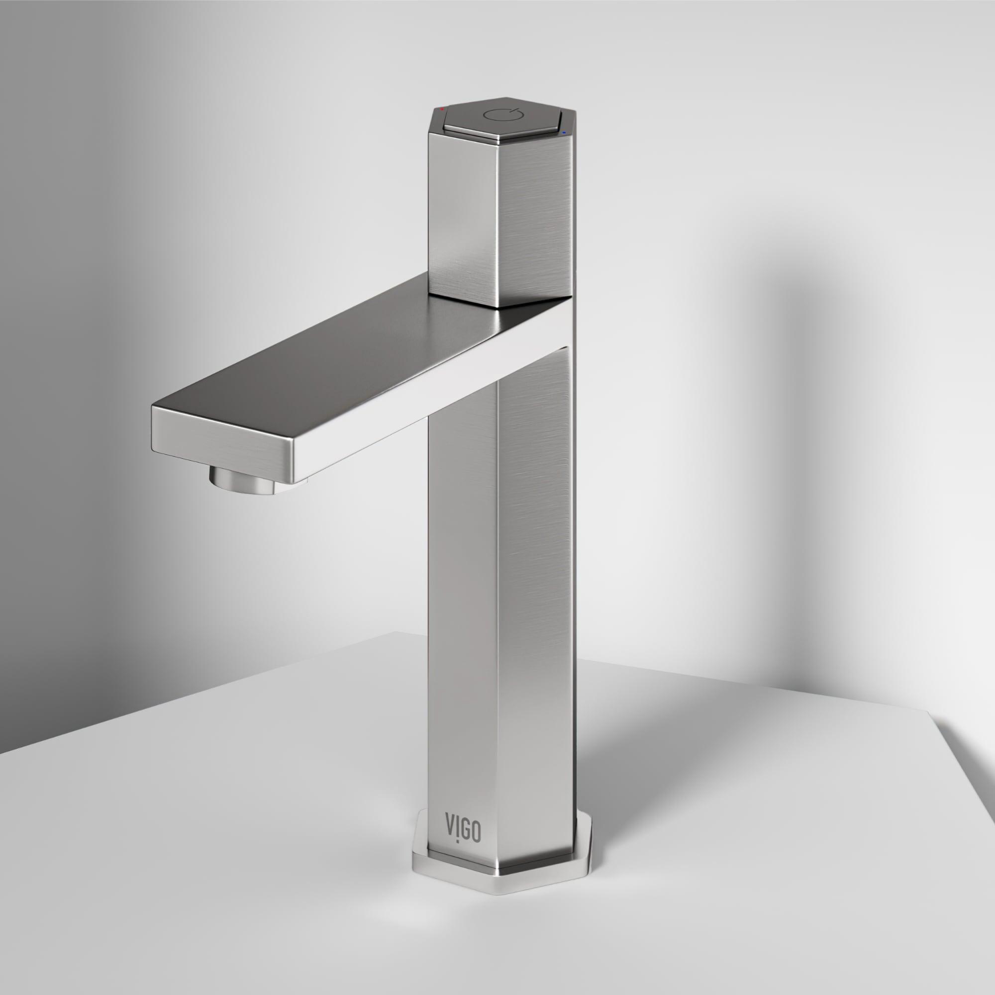Nova 8" H Single Handle Single Hole Bathroom Faucet