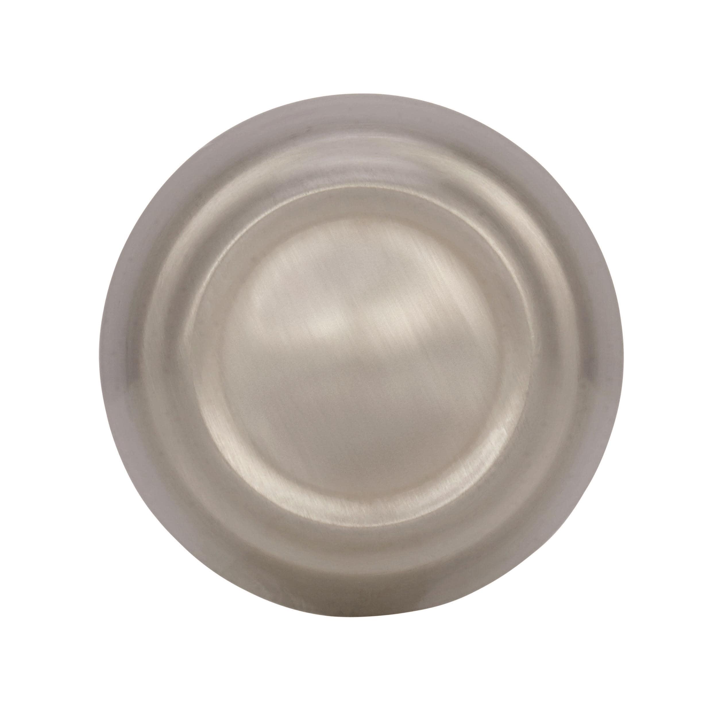 Amerock Kane 1-3/16 inch (30mm) Diameter Satin Nickel Cabinet Knob