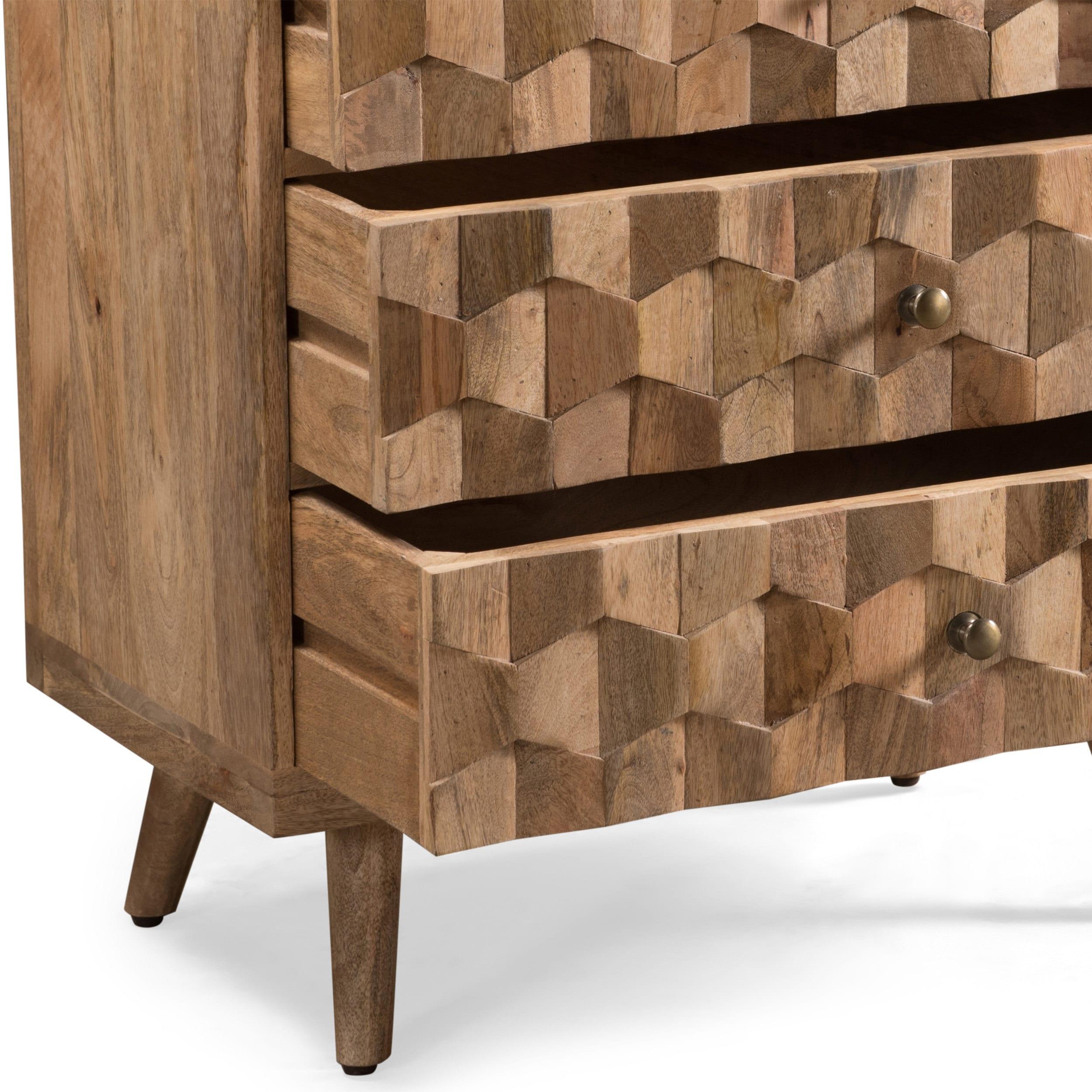 Millwood Pines 3 Drawer Dresser Chest