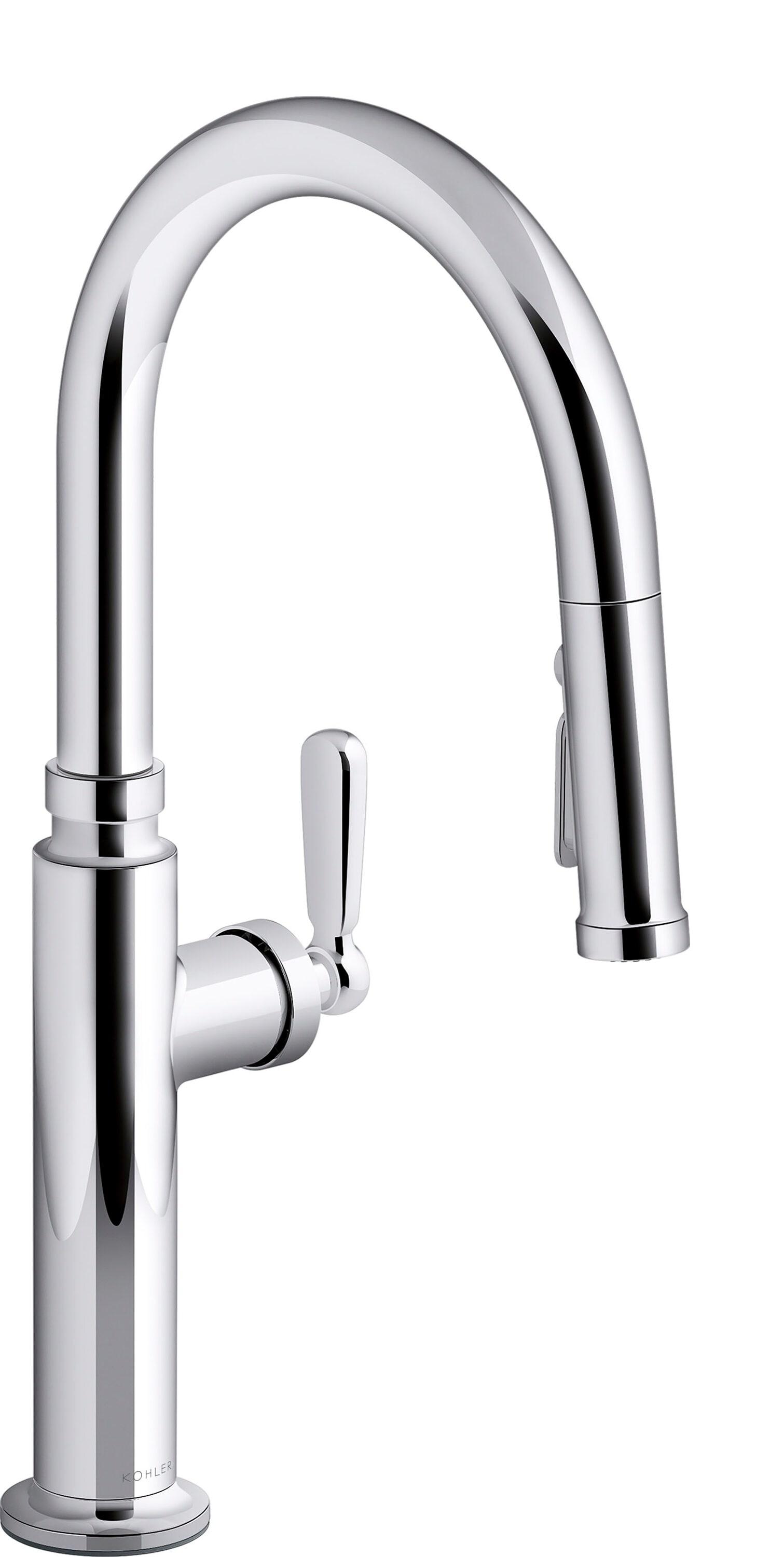 Edalyn by Studio McGee Pull-Down Kitchen Sink Faucet with Three-Function Sprayhead