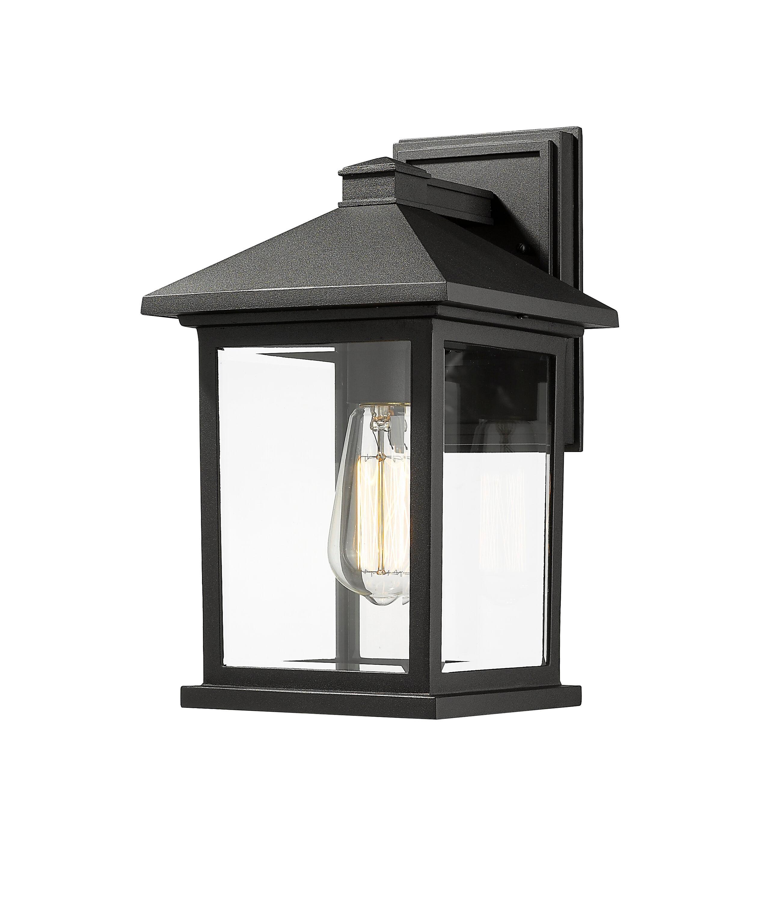 Z-Lite 531M-BK 1 Outdoor Wall Light, Black